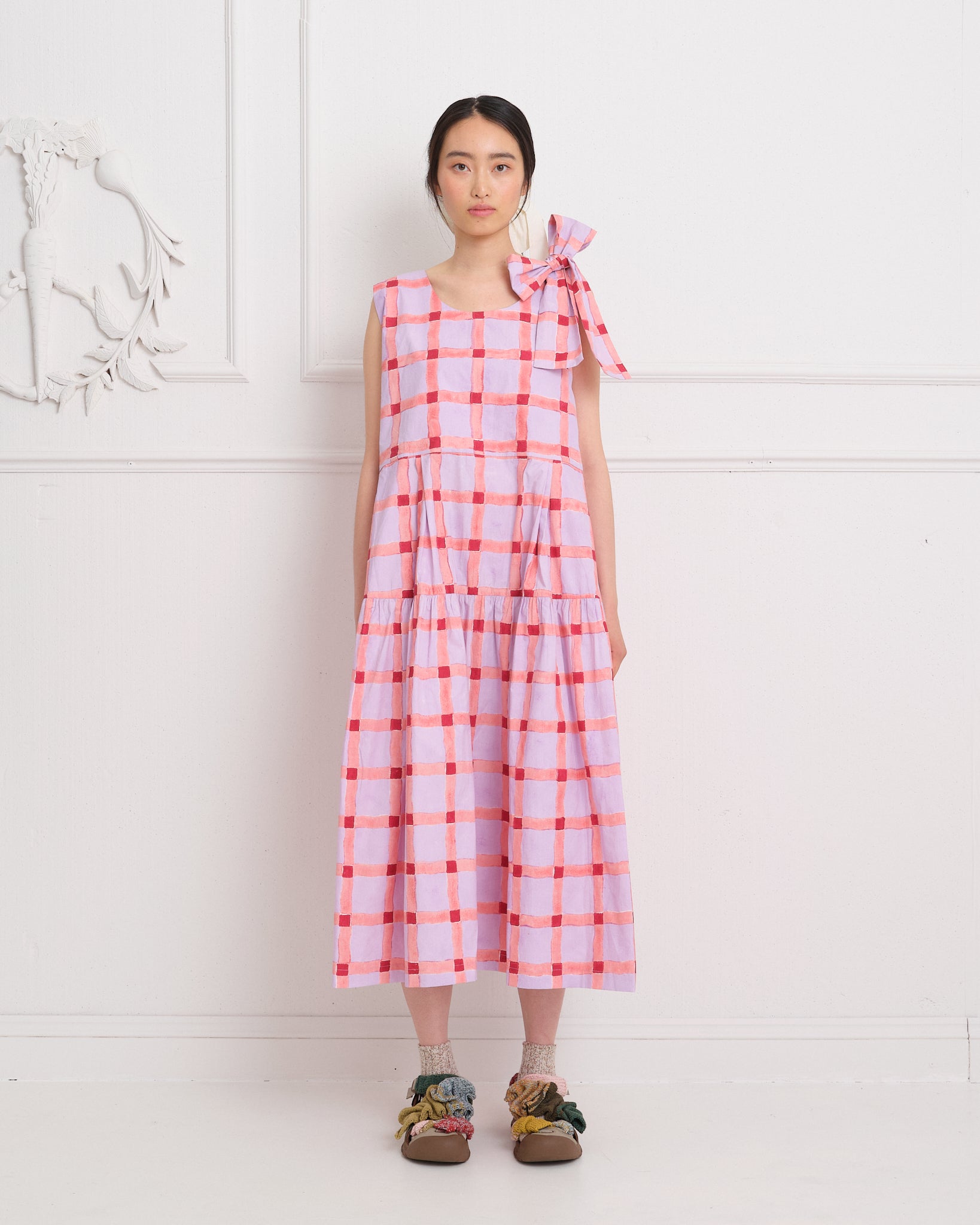 Alice Dress Pink Gingham Story mfg.