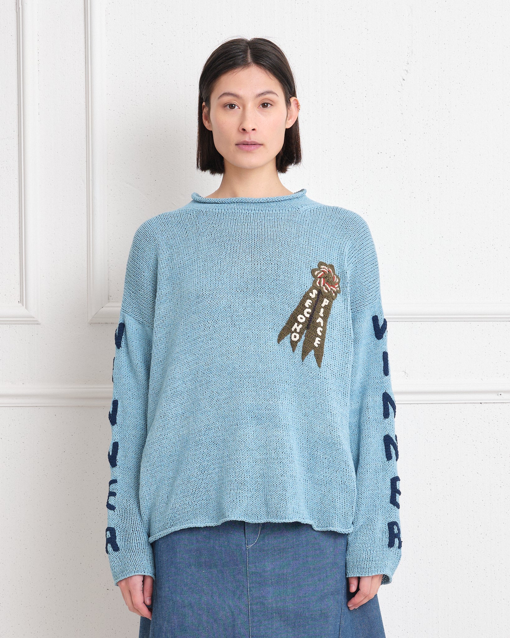 Twinsun Knit Rollneck - Indigo Contest – Story mfg