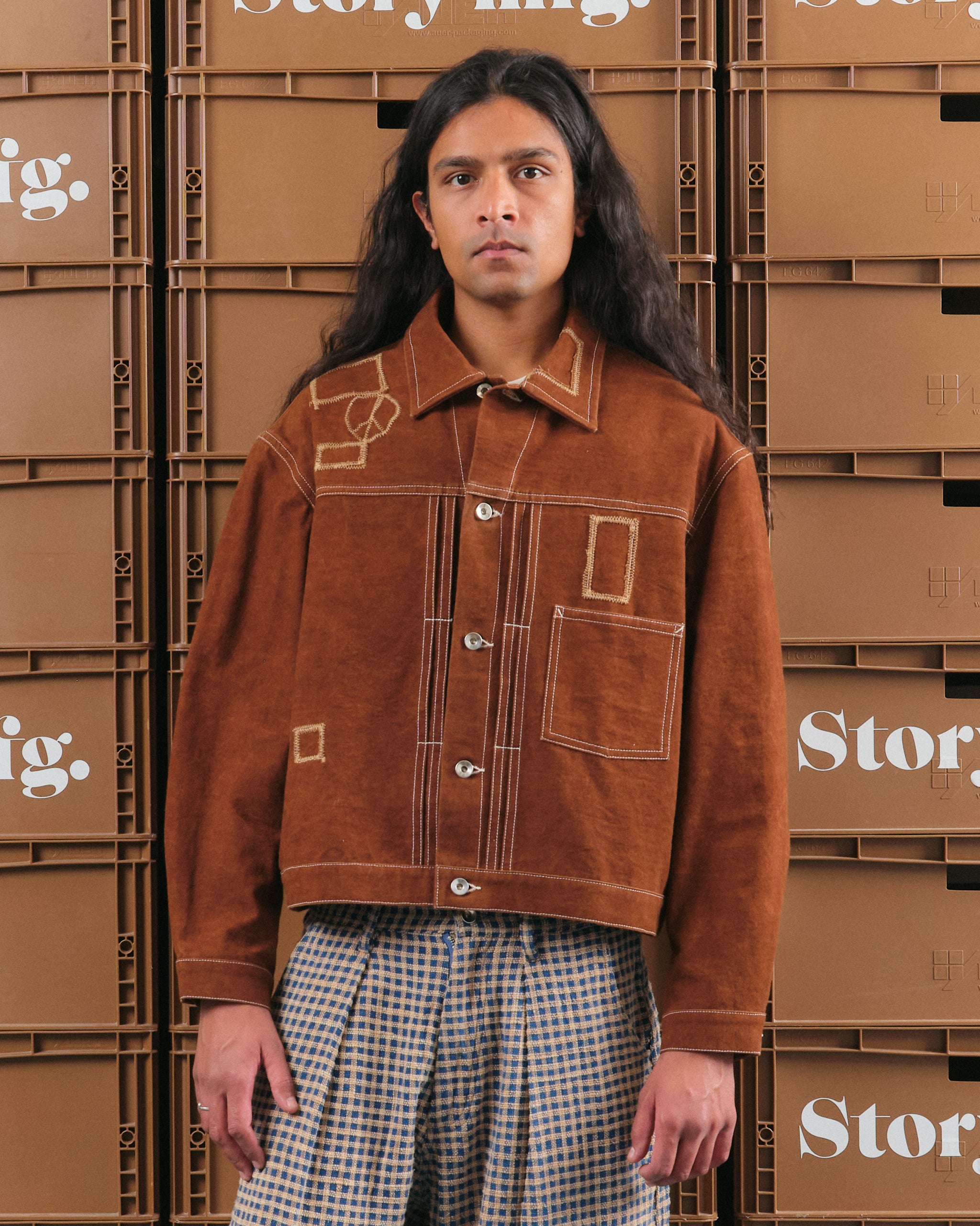 Ever Jacket - Brown Canvas Repair – Story mfg.