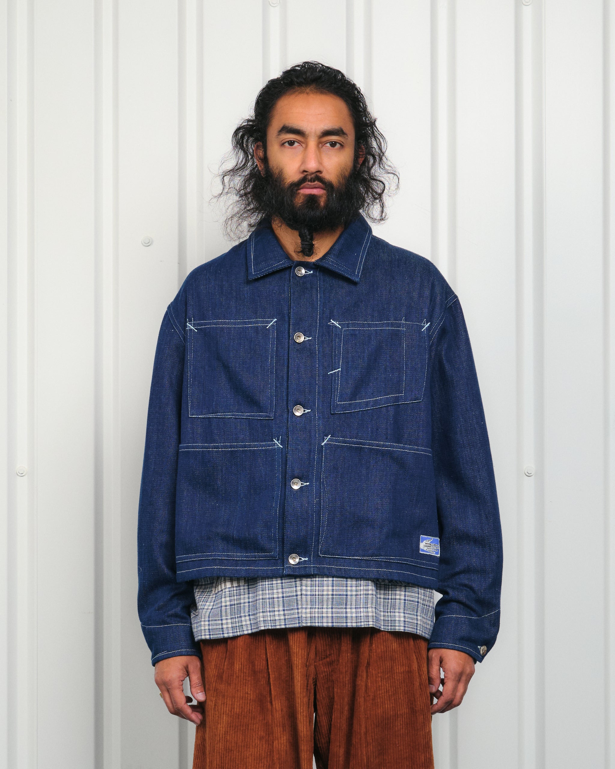 Post Jacket - Indigo Selvedge Denim – Story mfg.