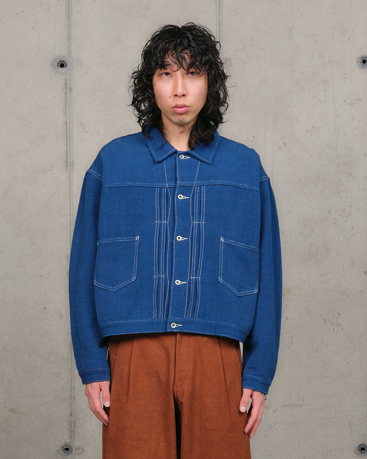 Sundae Jacket - Indigo Handloom – Story mfg.