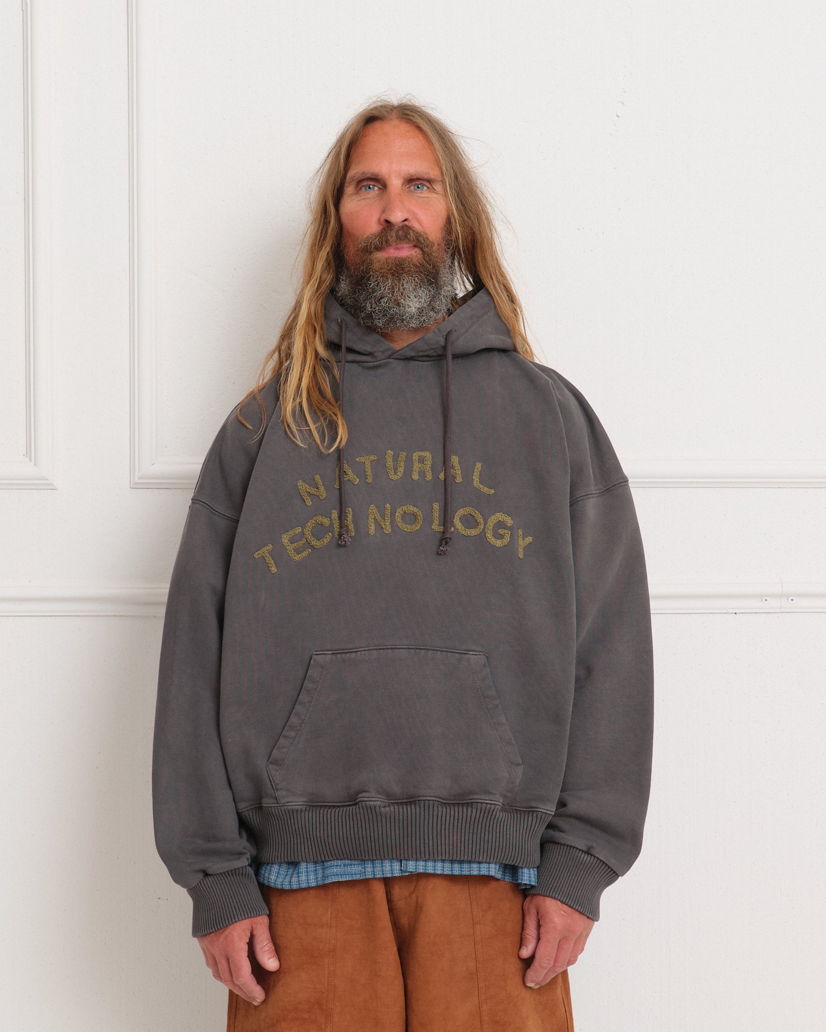Geo Hoodie Charcoal