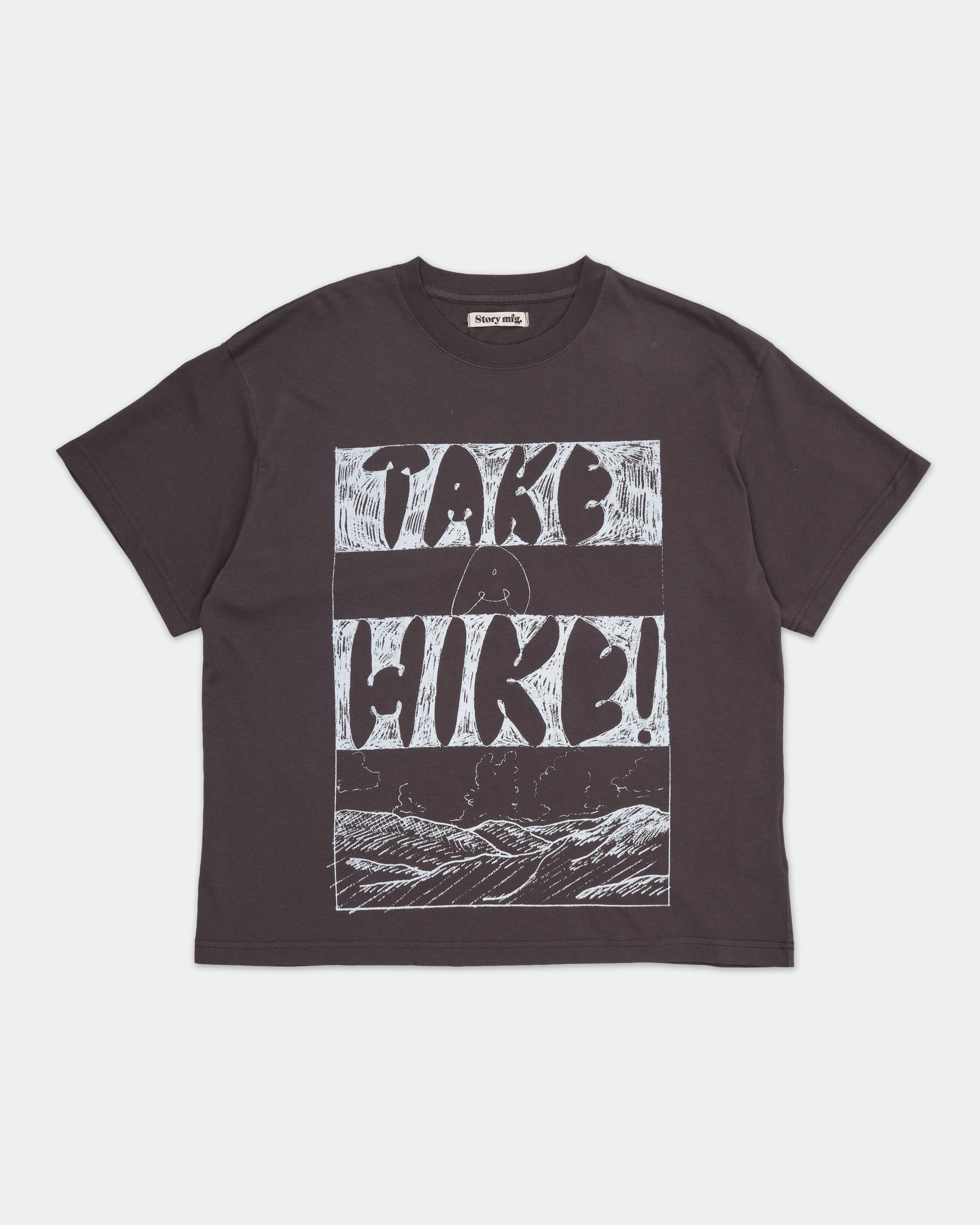 Grateful Tee SS - Charcoal Take A Hike – Story mfg.