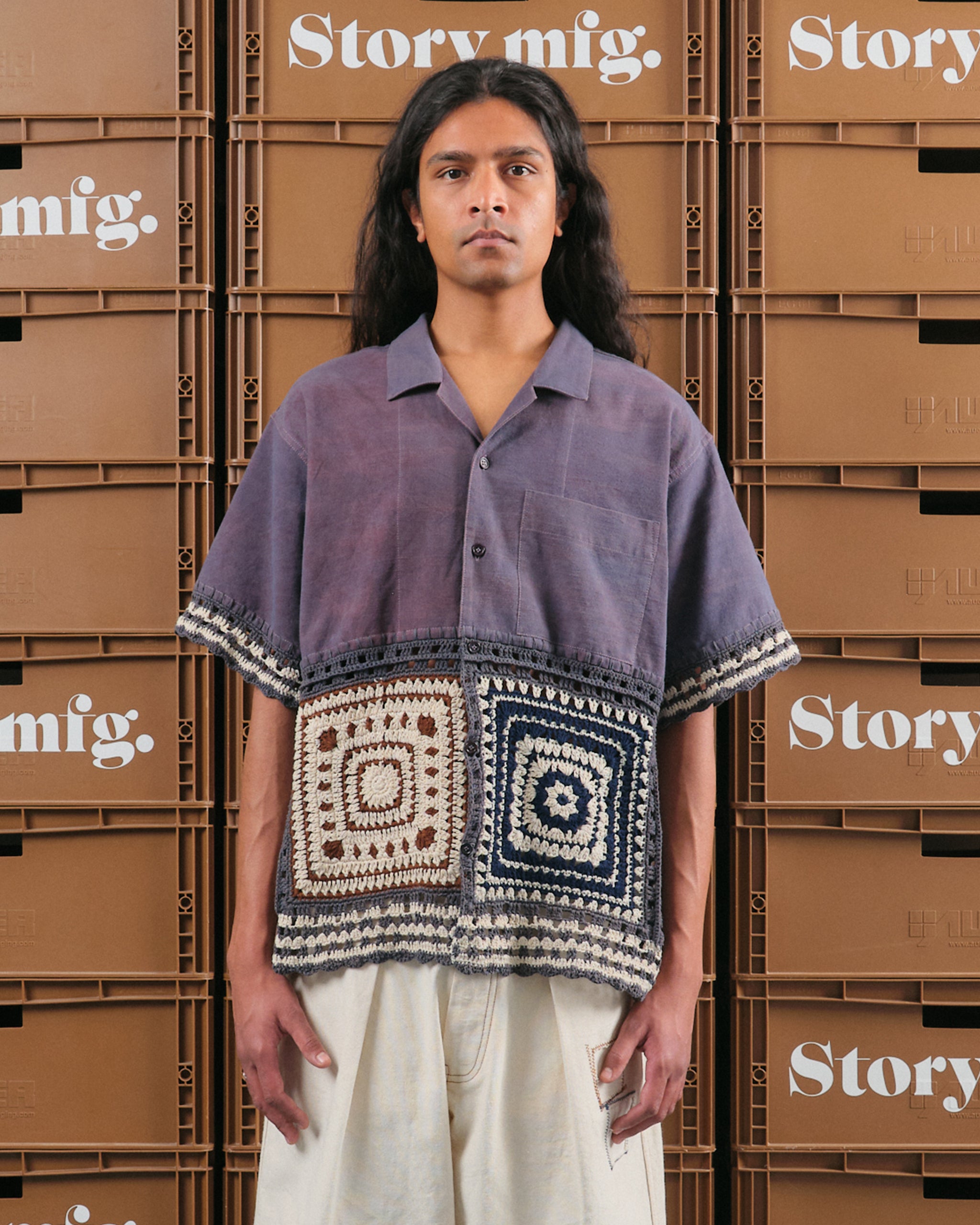 Greetings Shirt SS - Cosmic Crochet – Story mfg.