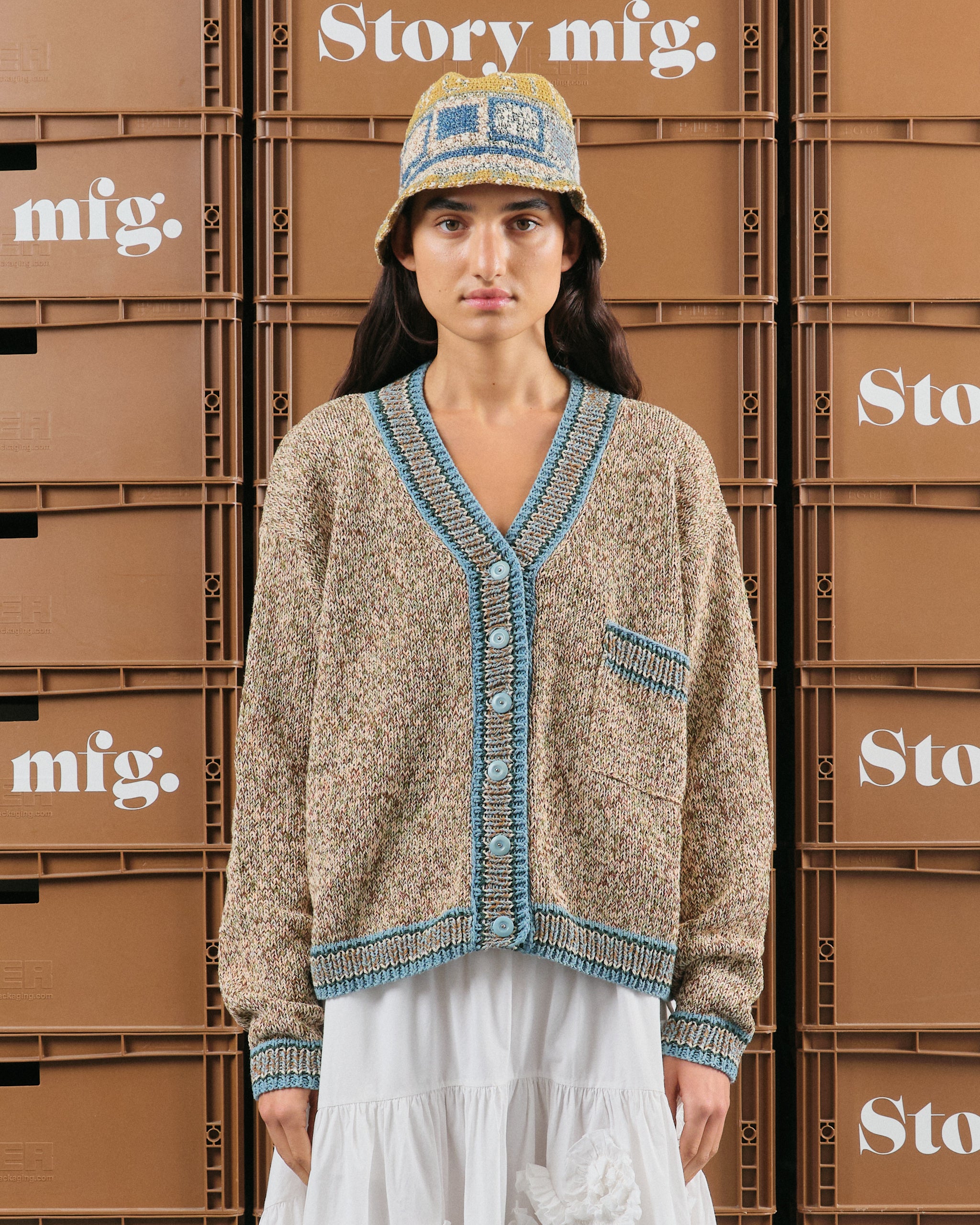 Bulb Knit Cardigan - Dust – Story mfg.