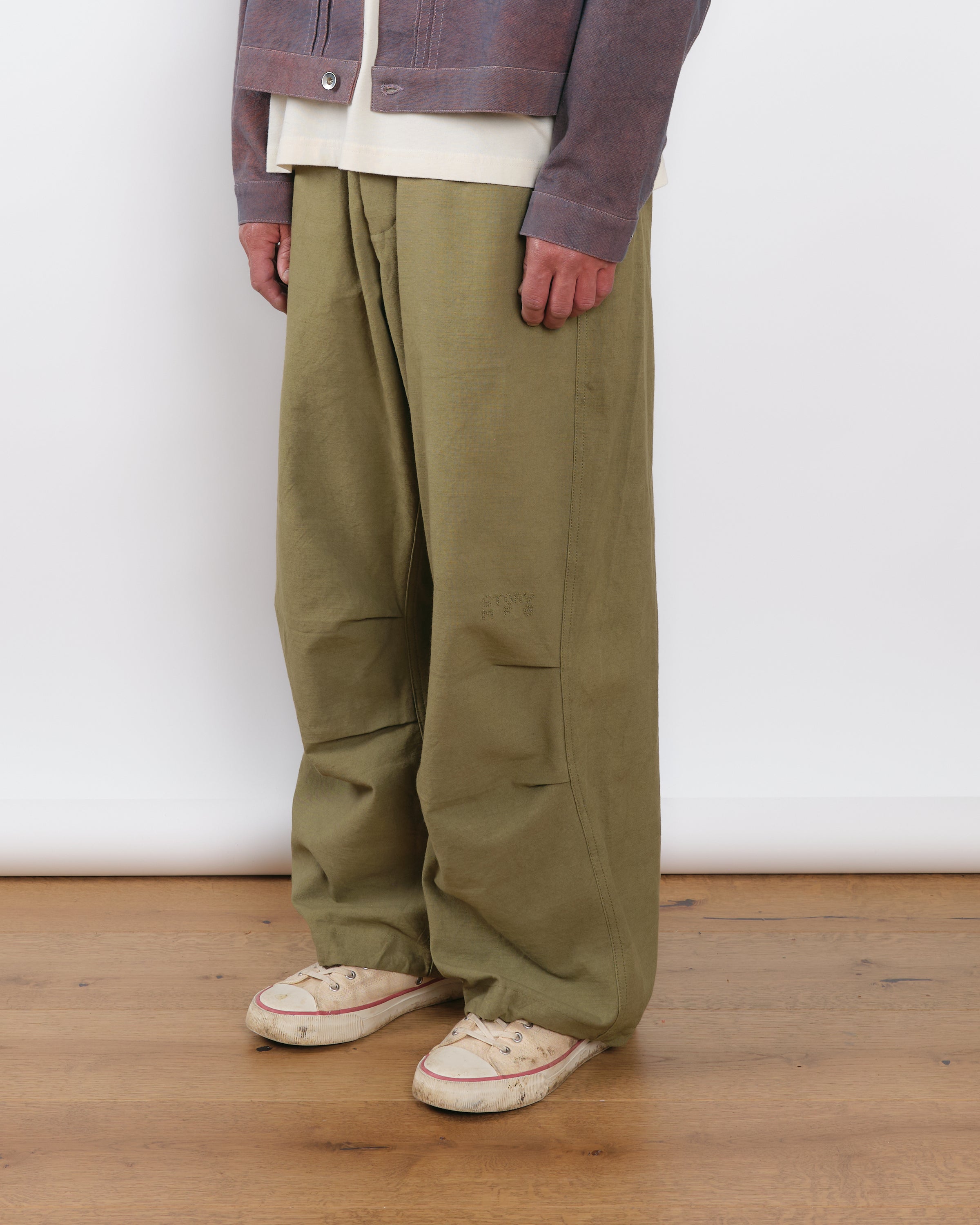 【story mfg.】paco pants/xs Paco Pants - Olive Slub – Story mfg.