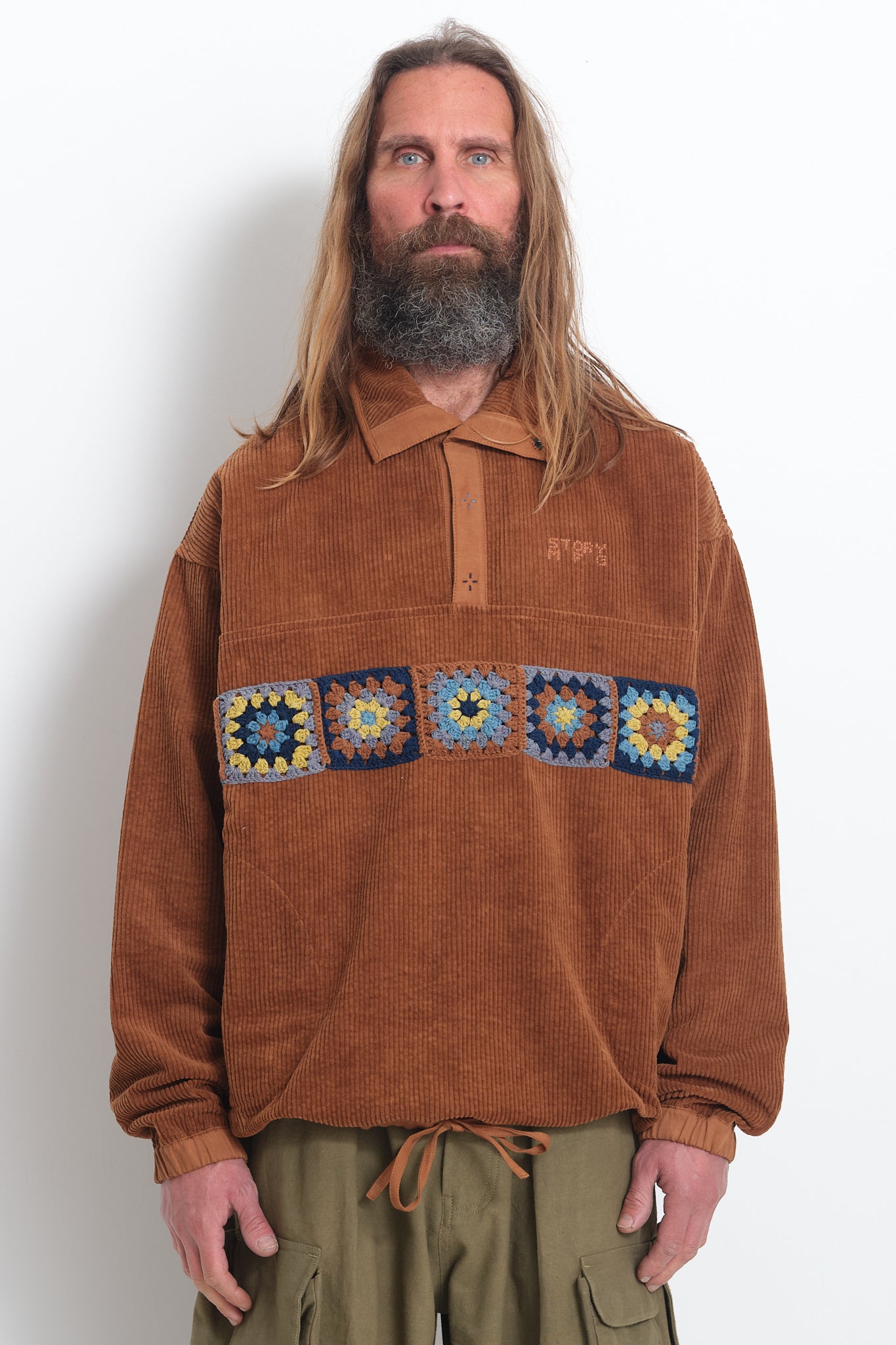Polite Pullover - Bark Brown Corduroy – Story mfg.