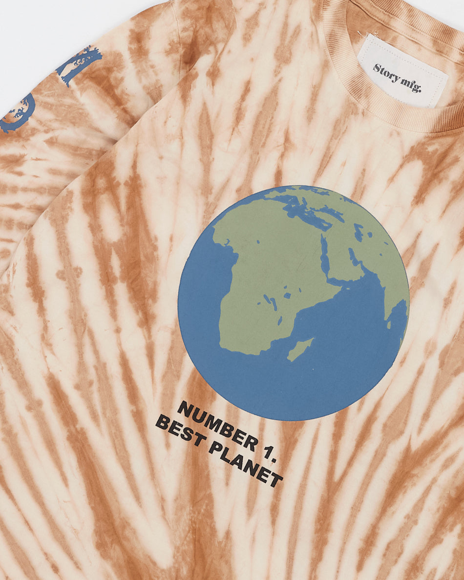 Grateful Tee LS - Mother Earth Bark Brown Ripple