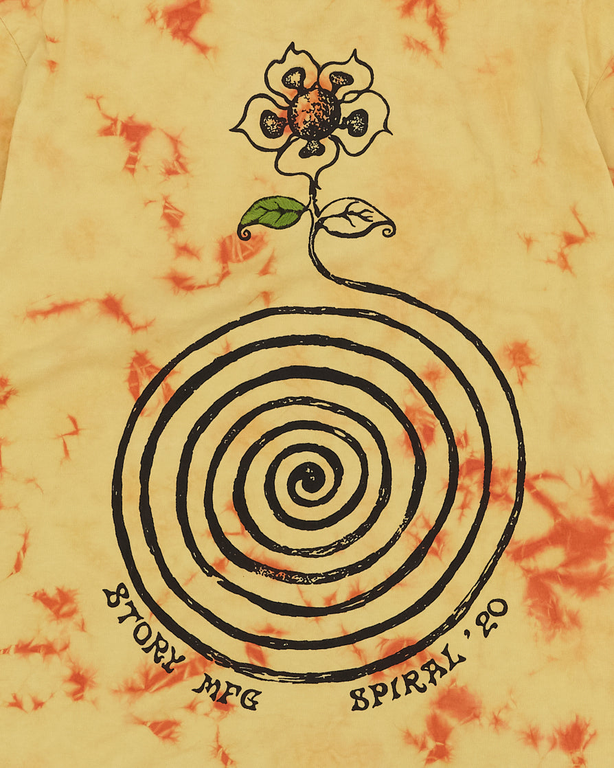 Grateful Tee LS - Peace Dog Madder Orange Crush