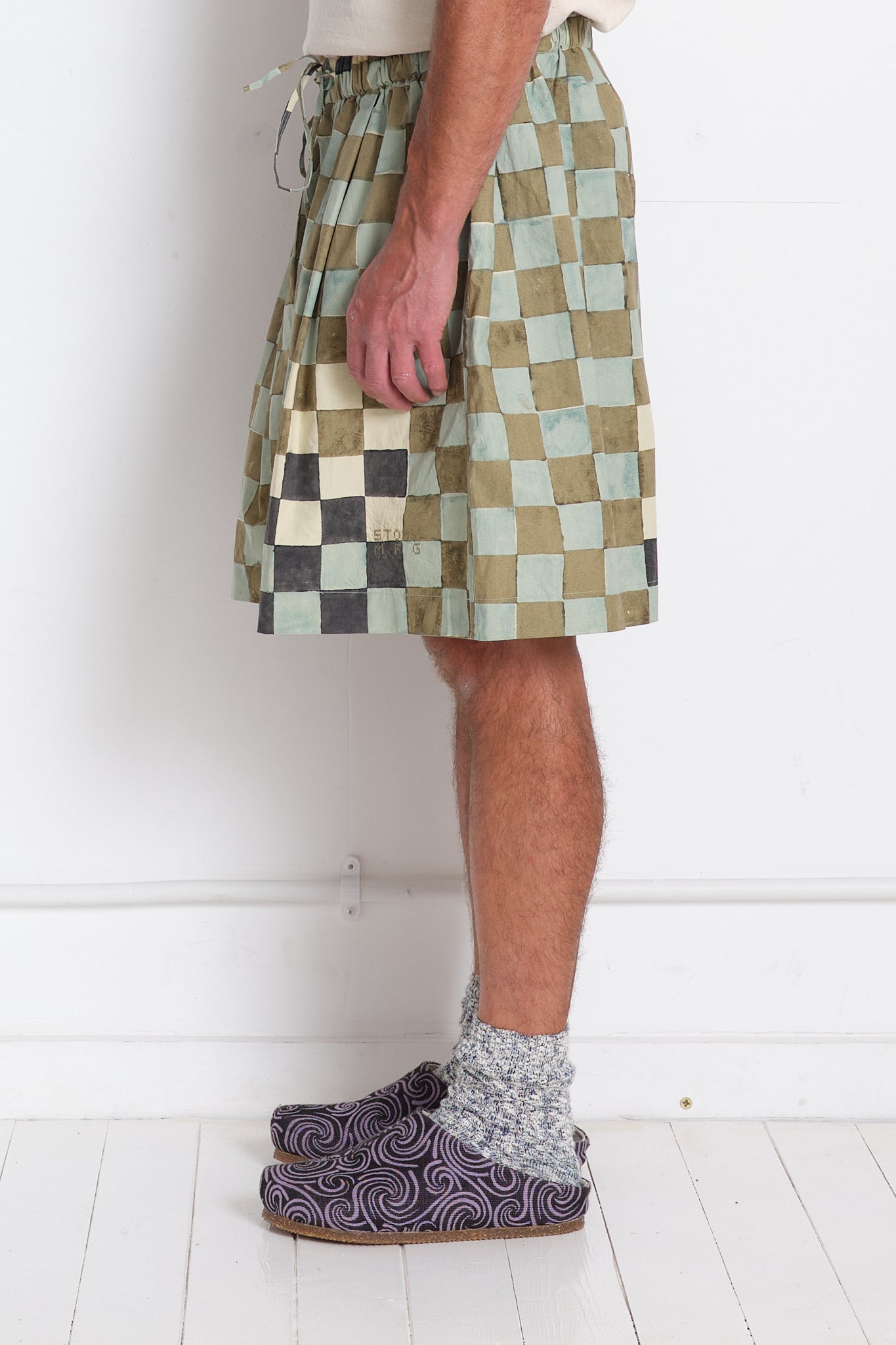 Bridge Shorts -  Indigo Checker