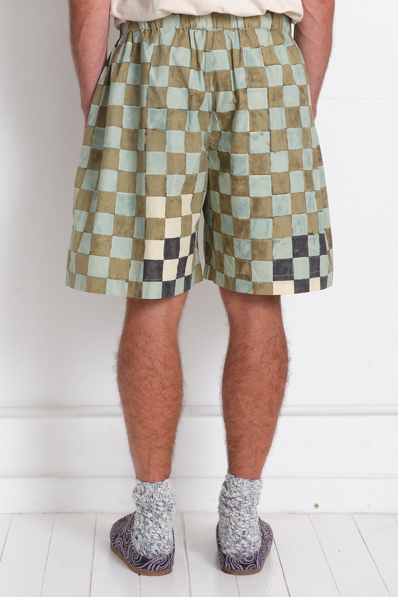 Bridge Shorts -  Indigo Checker