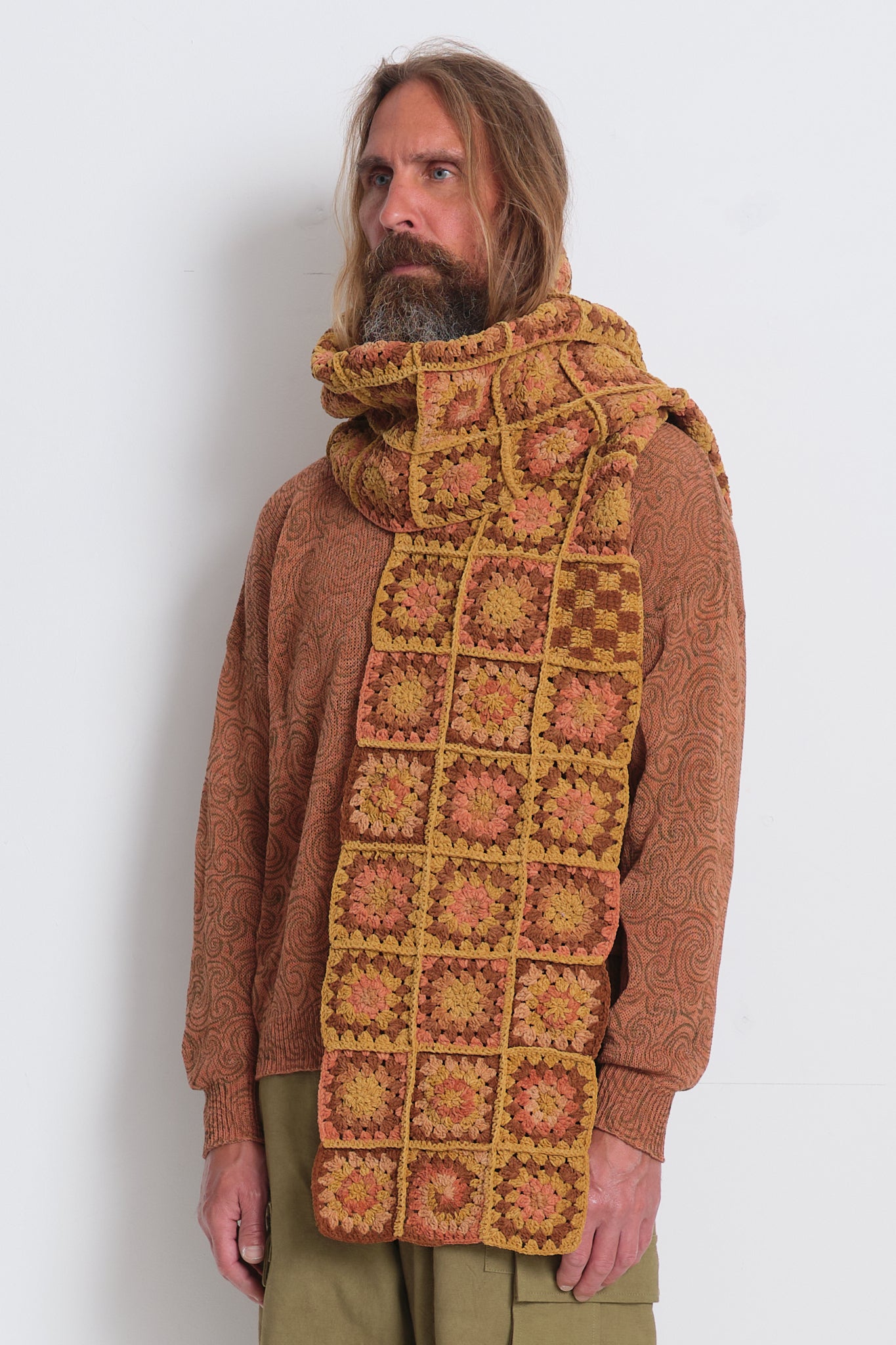 Piece Scarf Slim  - Terracotta
