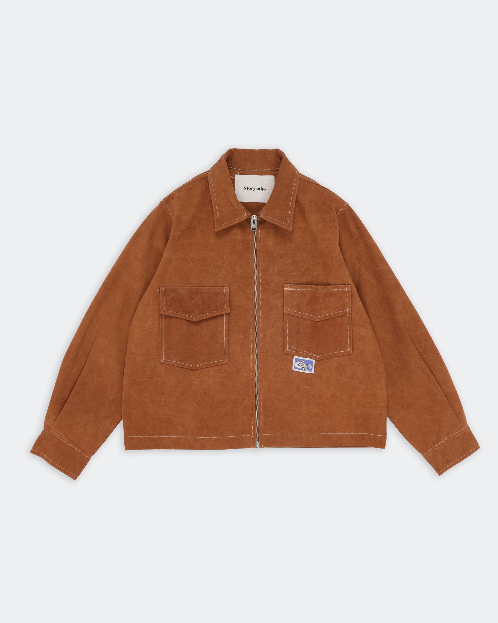 555 Jacket - Brown Wonky-Wear
