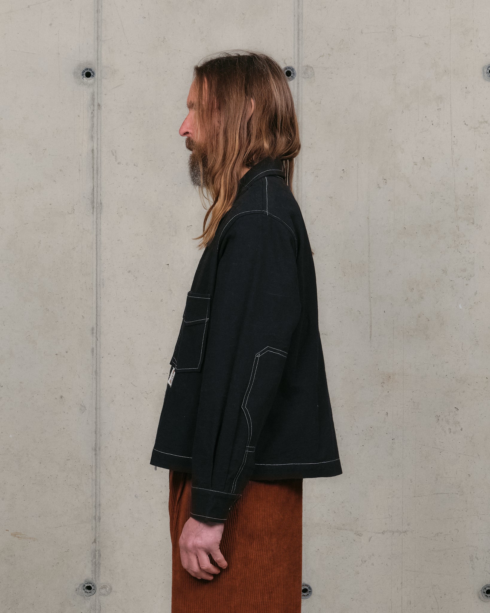 555 Jacket - Black Wonky-Wear