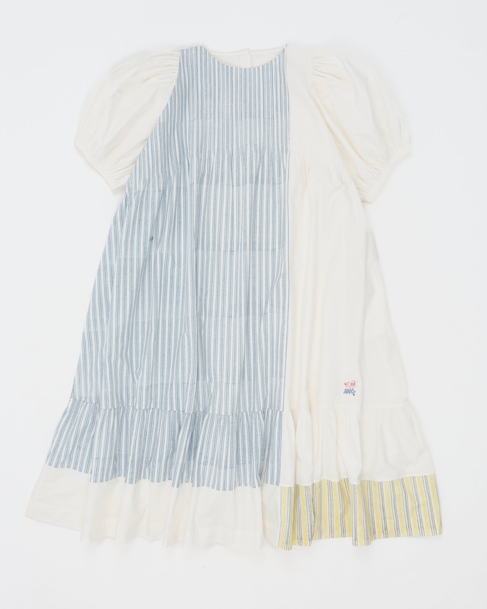 Anise Dress - Ecru Precious Patchwork