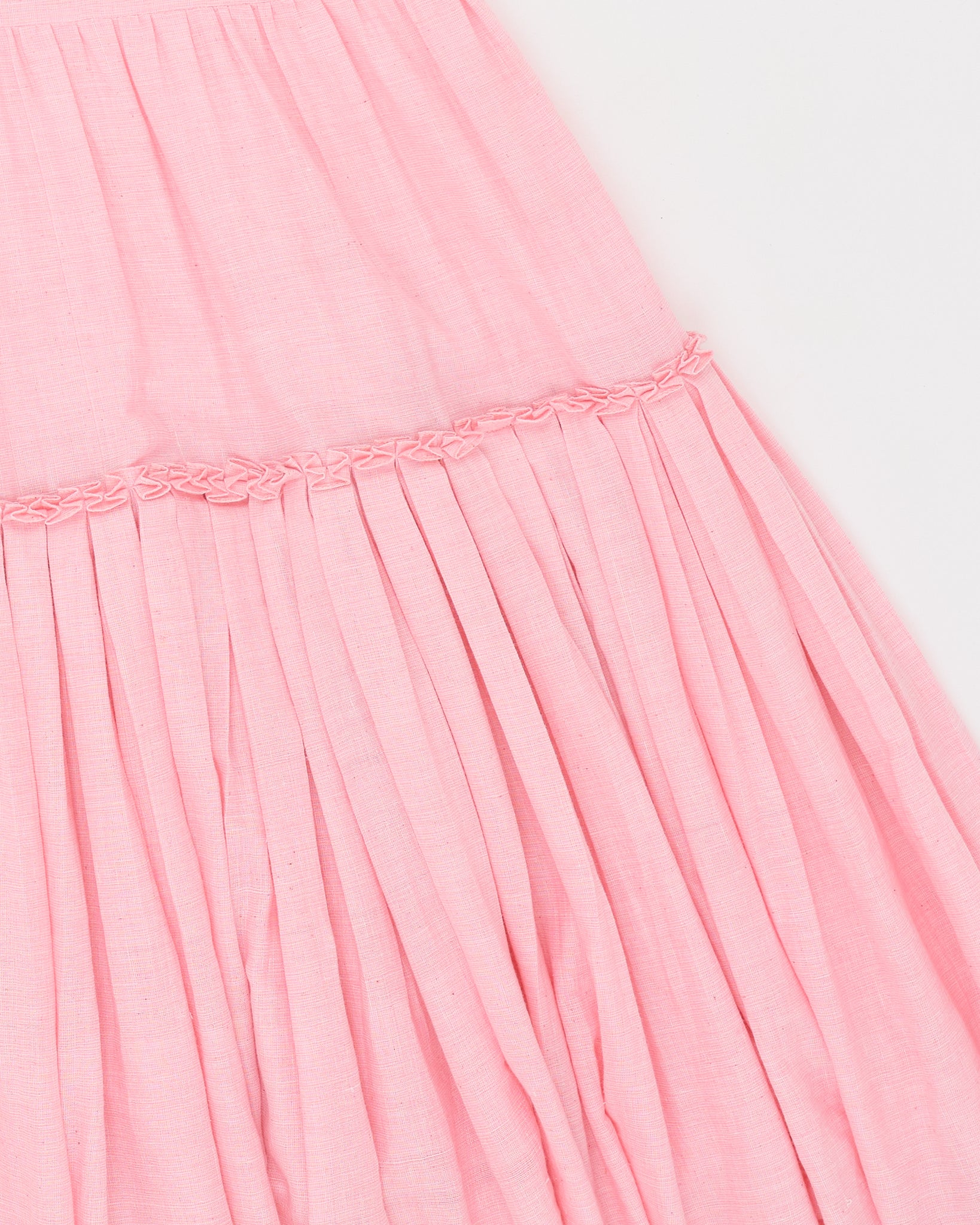 Apple Dress - Pink Pleated