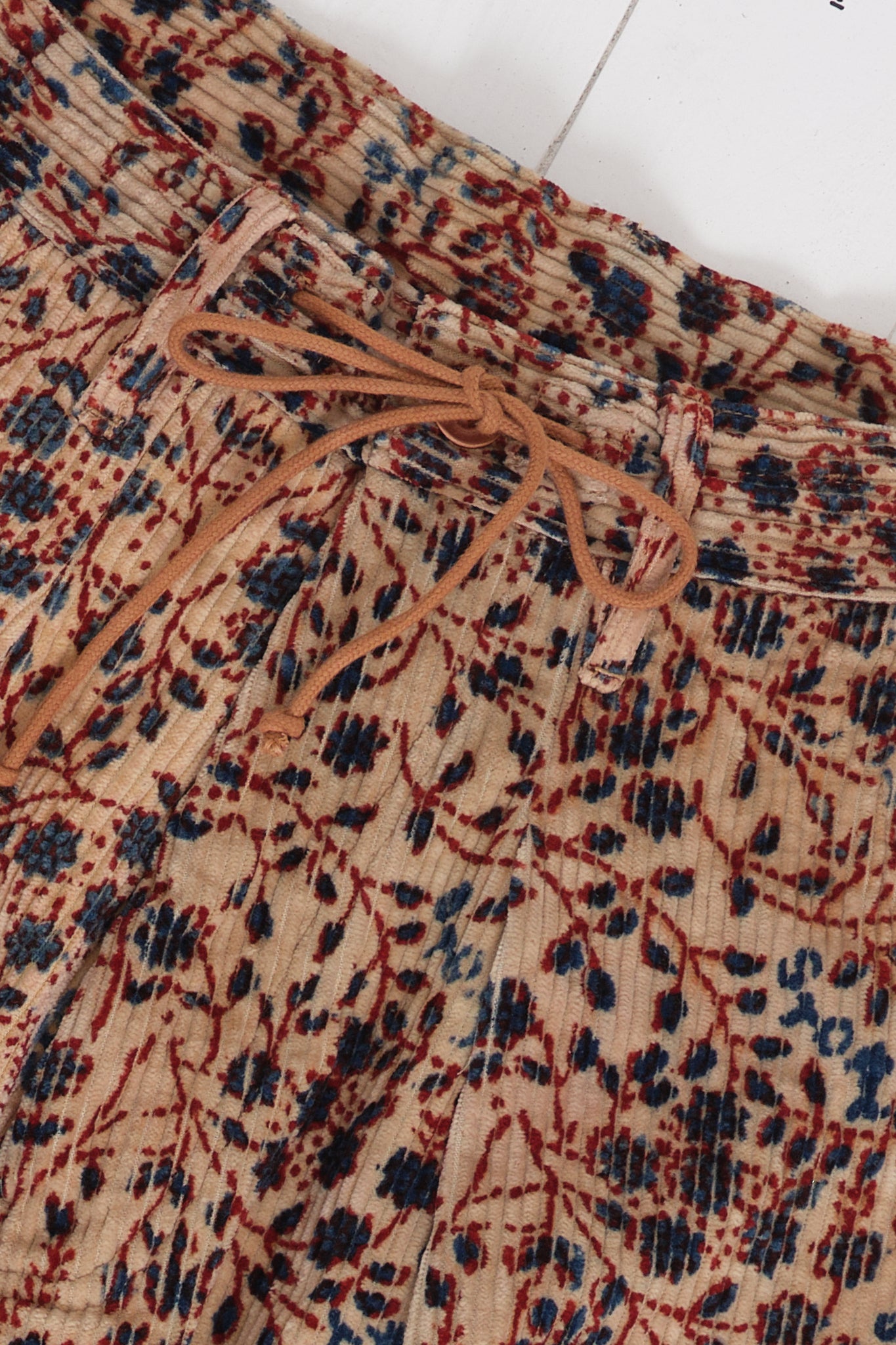 Lush Pants - Ecru Herbal Corduroy