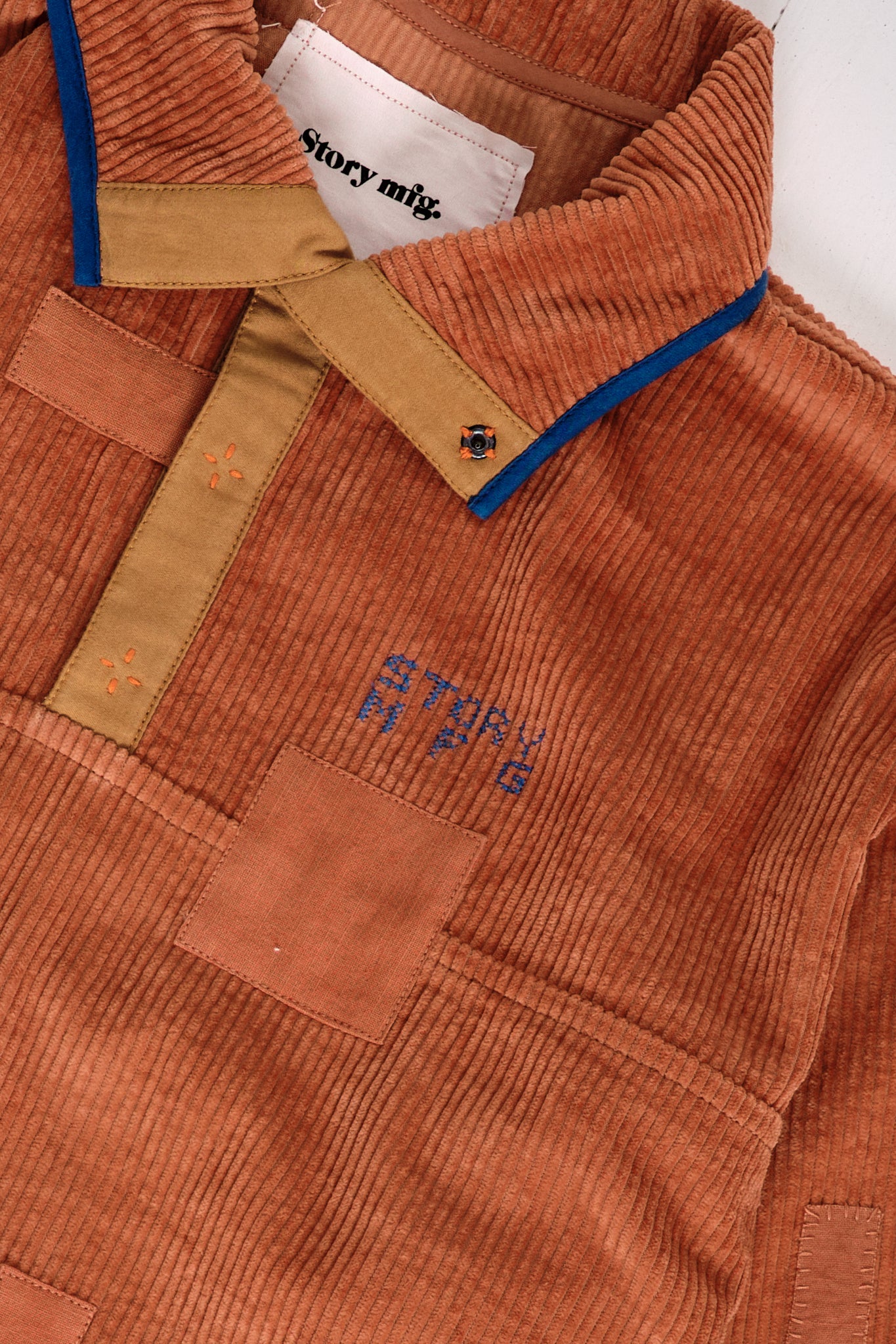Polite Pullover - Terracotta Scarecrow Corduroy