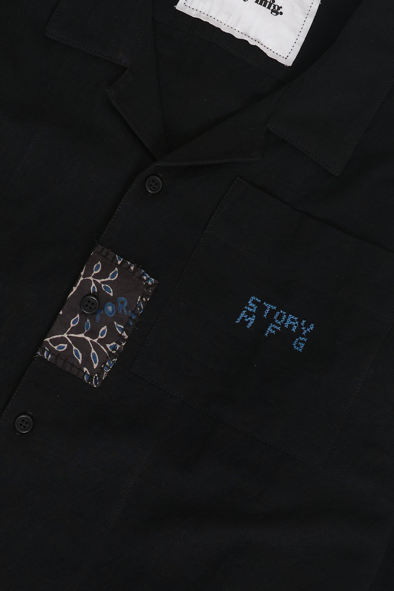 Greetings Shirt LS  - Black Scarecrow