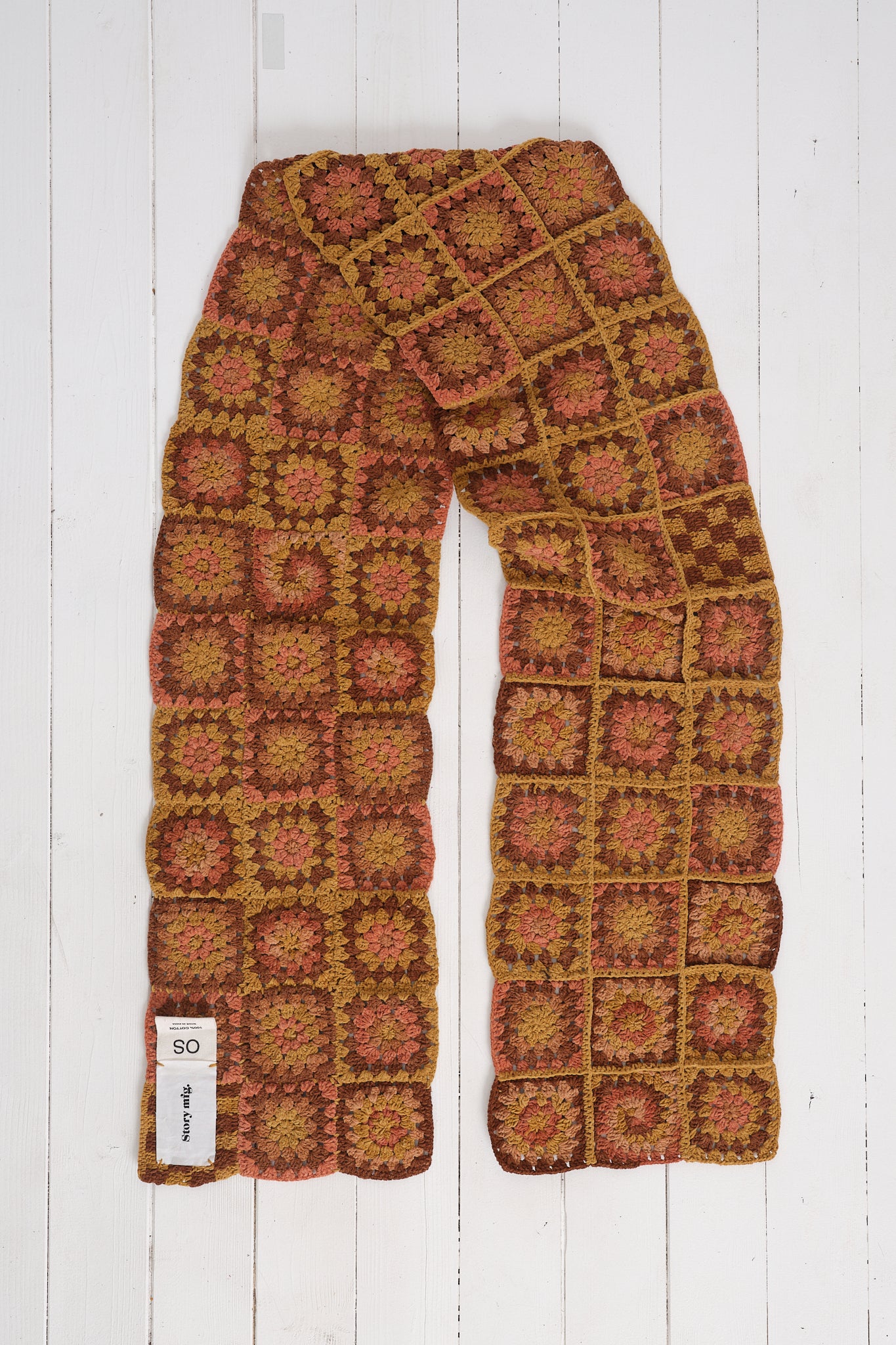 Piece Scarf Slim  - Terracotta