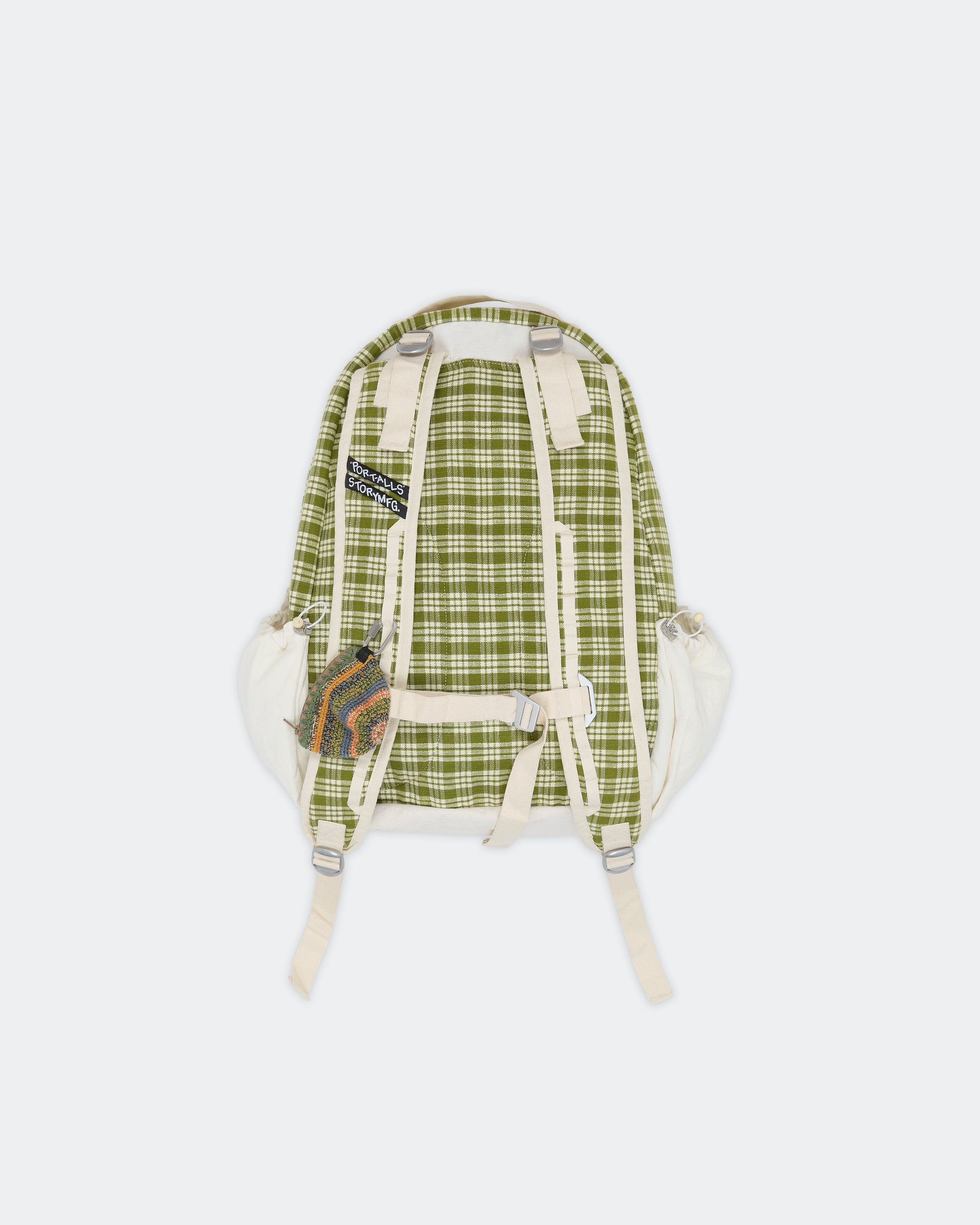 Boulder Backpack - Moss Check Handloom – Story mfg.