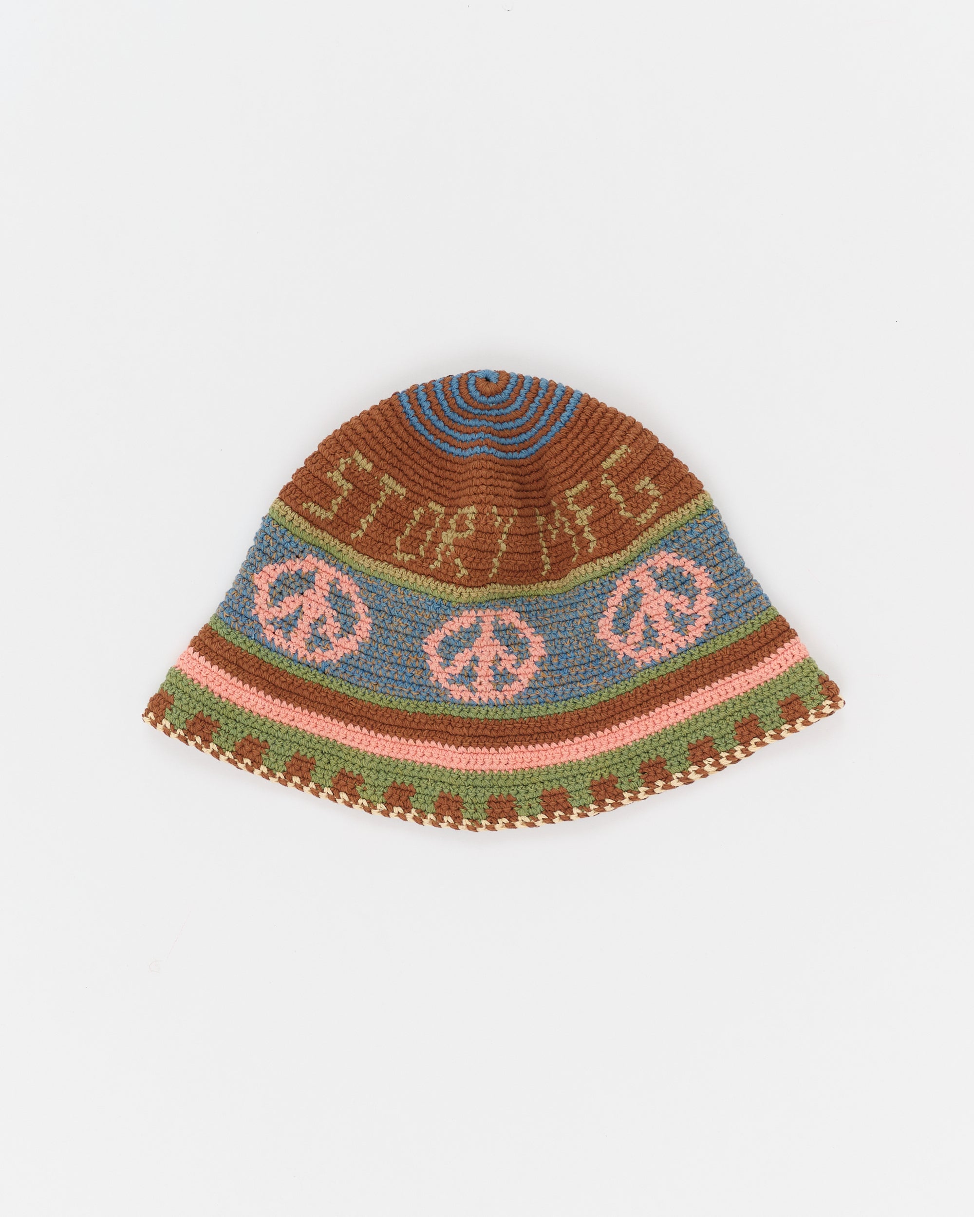 帽子 STORY mfg BREW HAT TERRACOTTA PEACE STORY mfg. Brew Hat/Indigo Peace Power