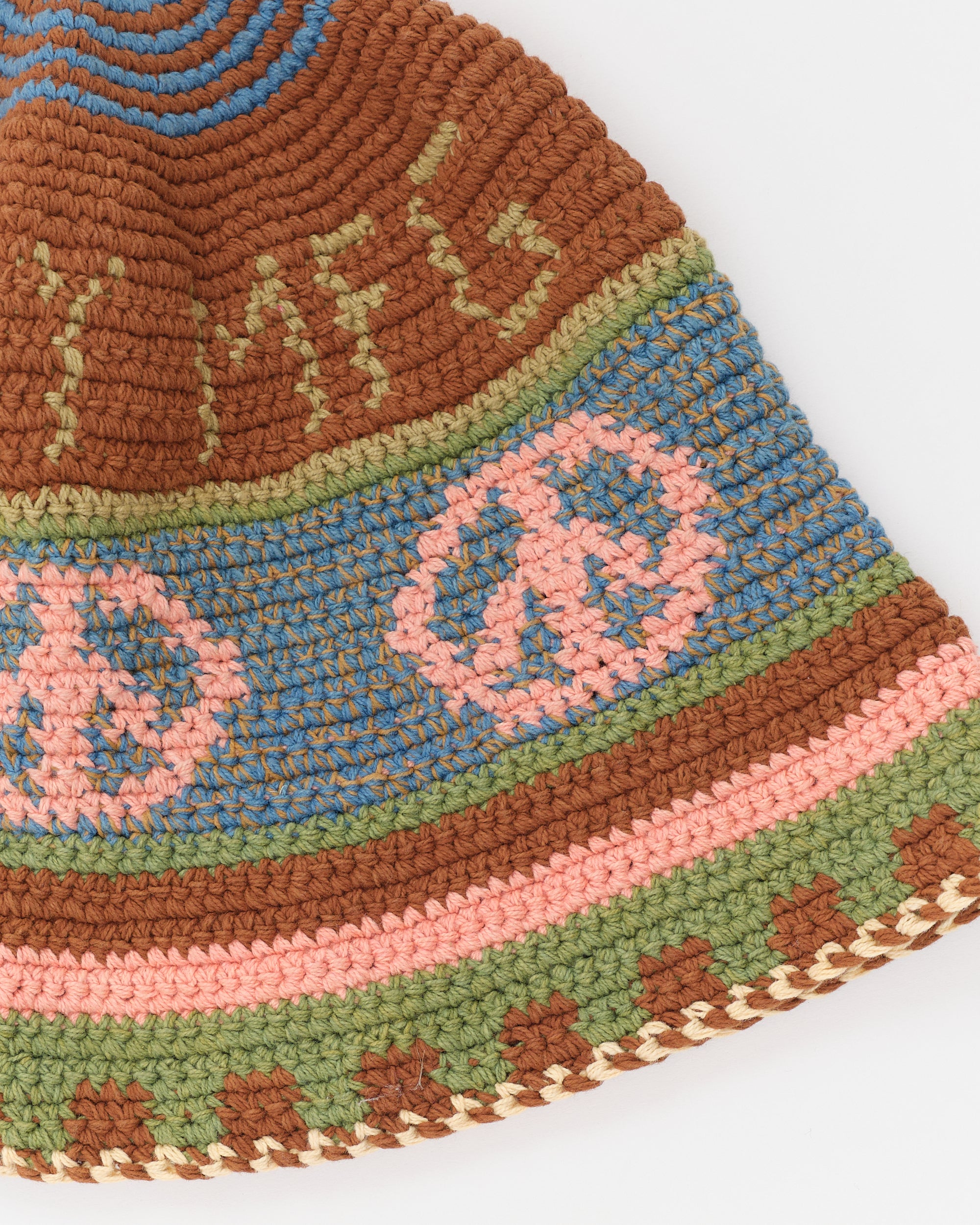帽子 STORY mfg BREW HAT TERRACOTTA PEACE STORY mfg. Brew Hat/Indigo Peace Power