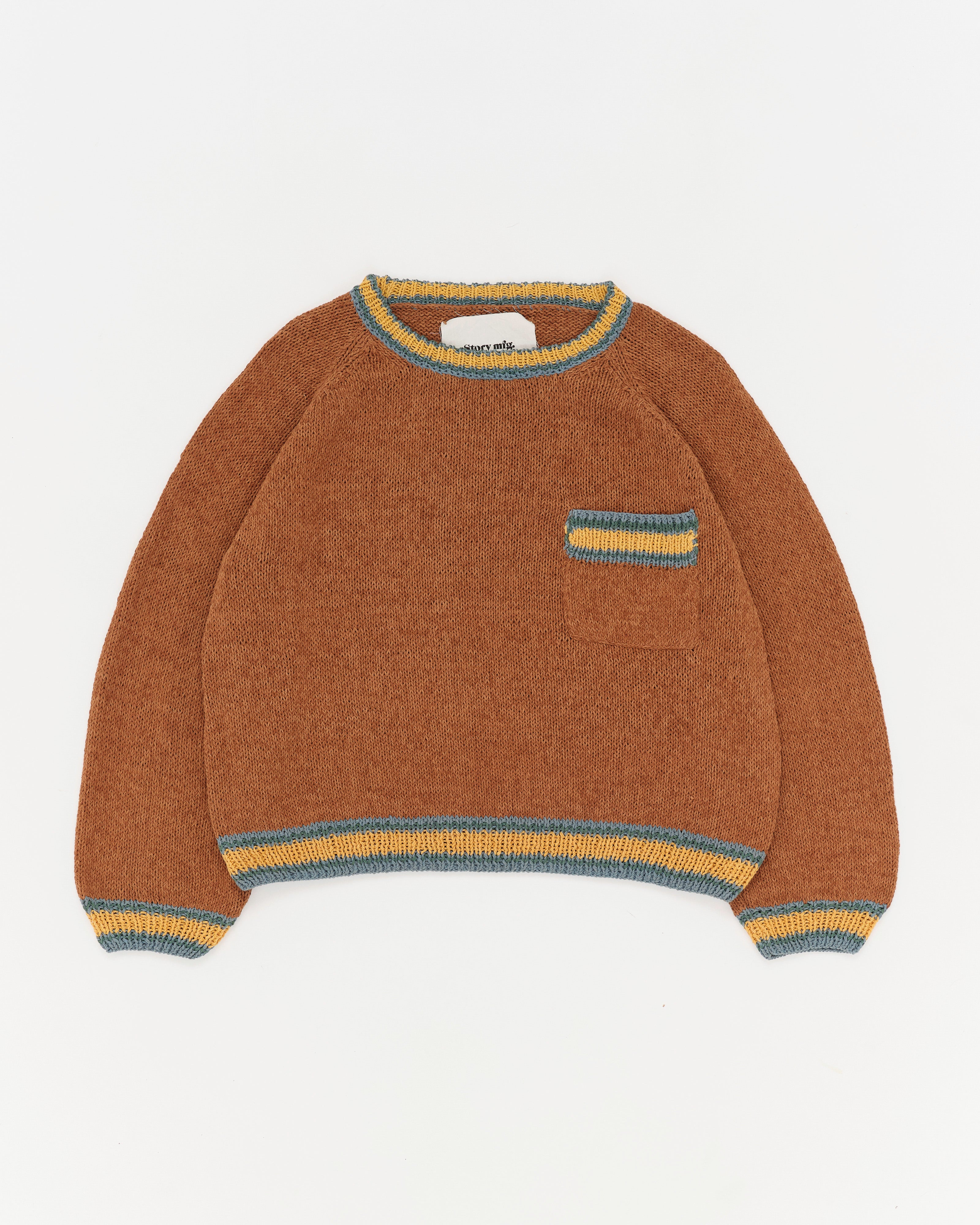 Bulb Knit Jumper - Twisted Brown – Story mfg.