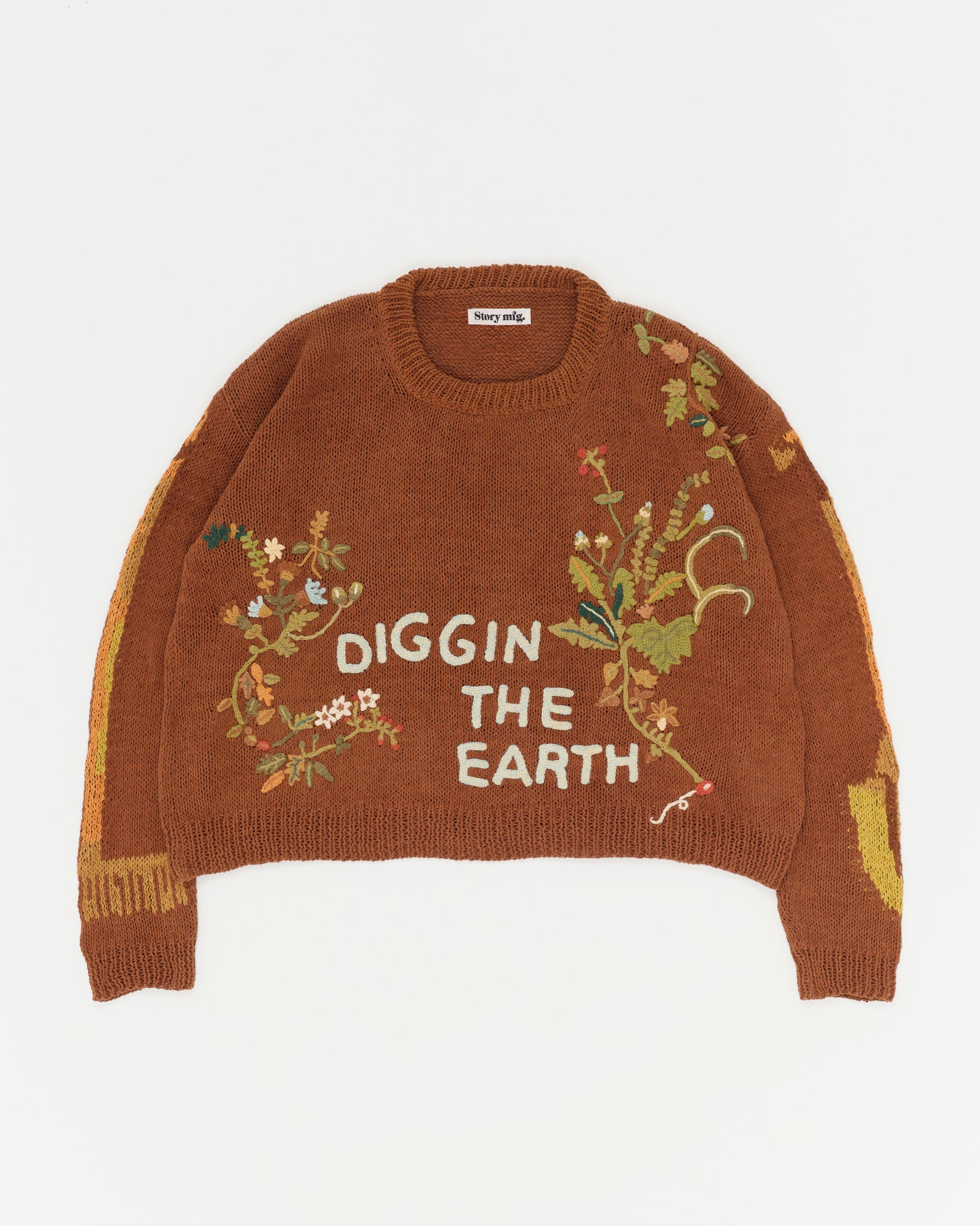 Bulb Knit Jumper - Brown Diggin' The Earth