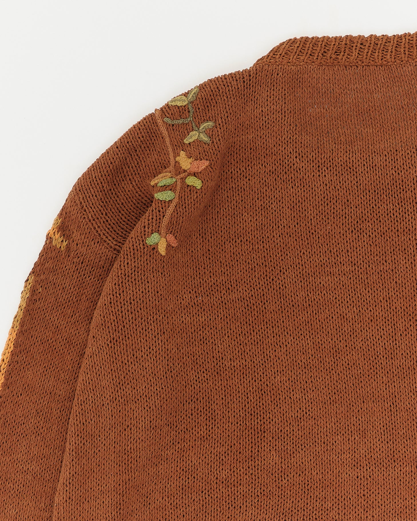 Bulb Knit Jumper - Brown Diggin' The Earth