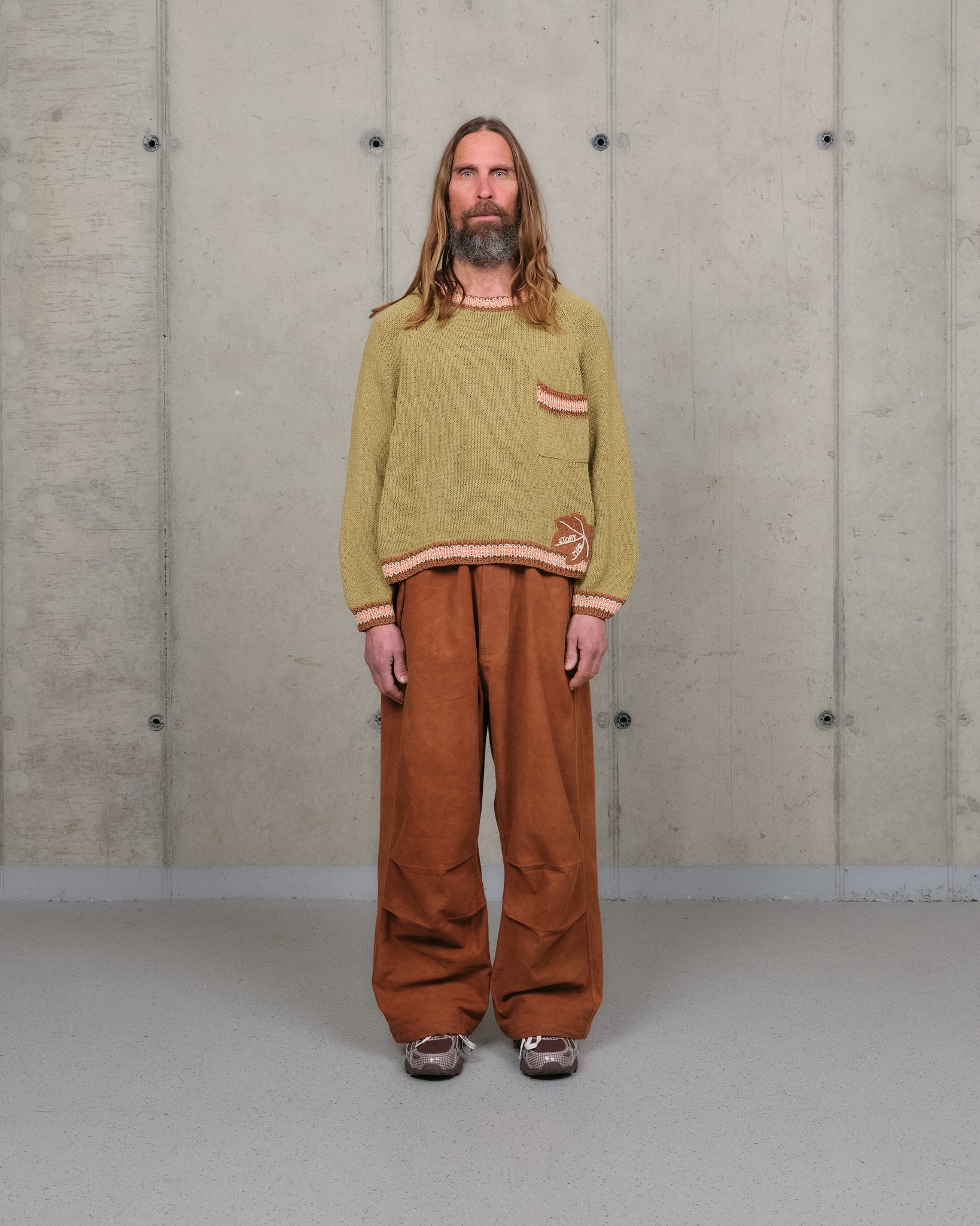 Paco Pants - Bark Brown Slub