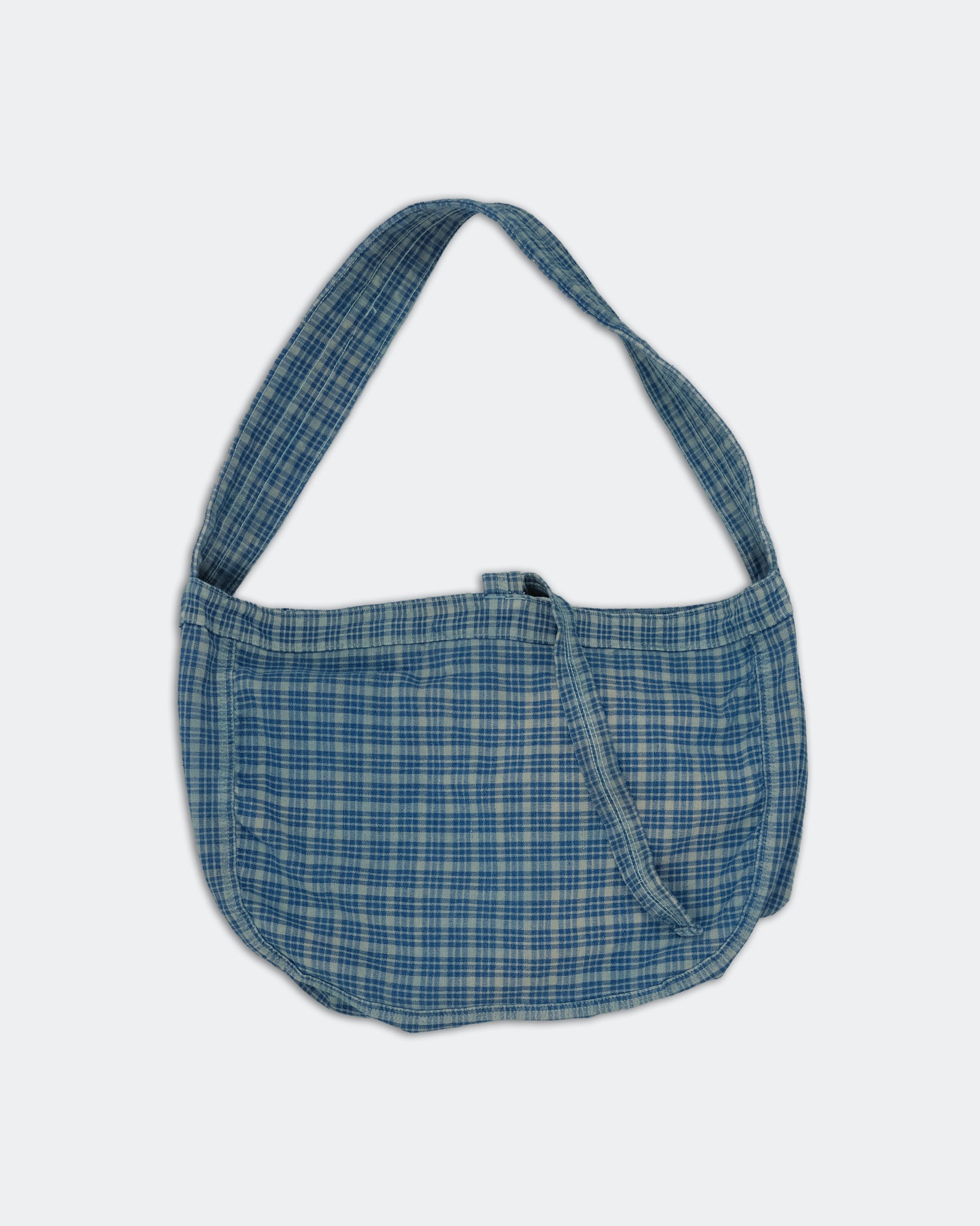story mfg バッグ Big Shop Tote - Indigo Mud Check – Story mfg.