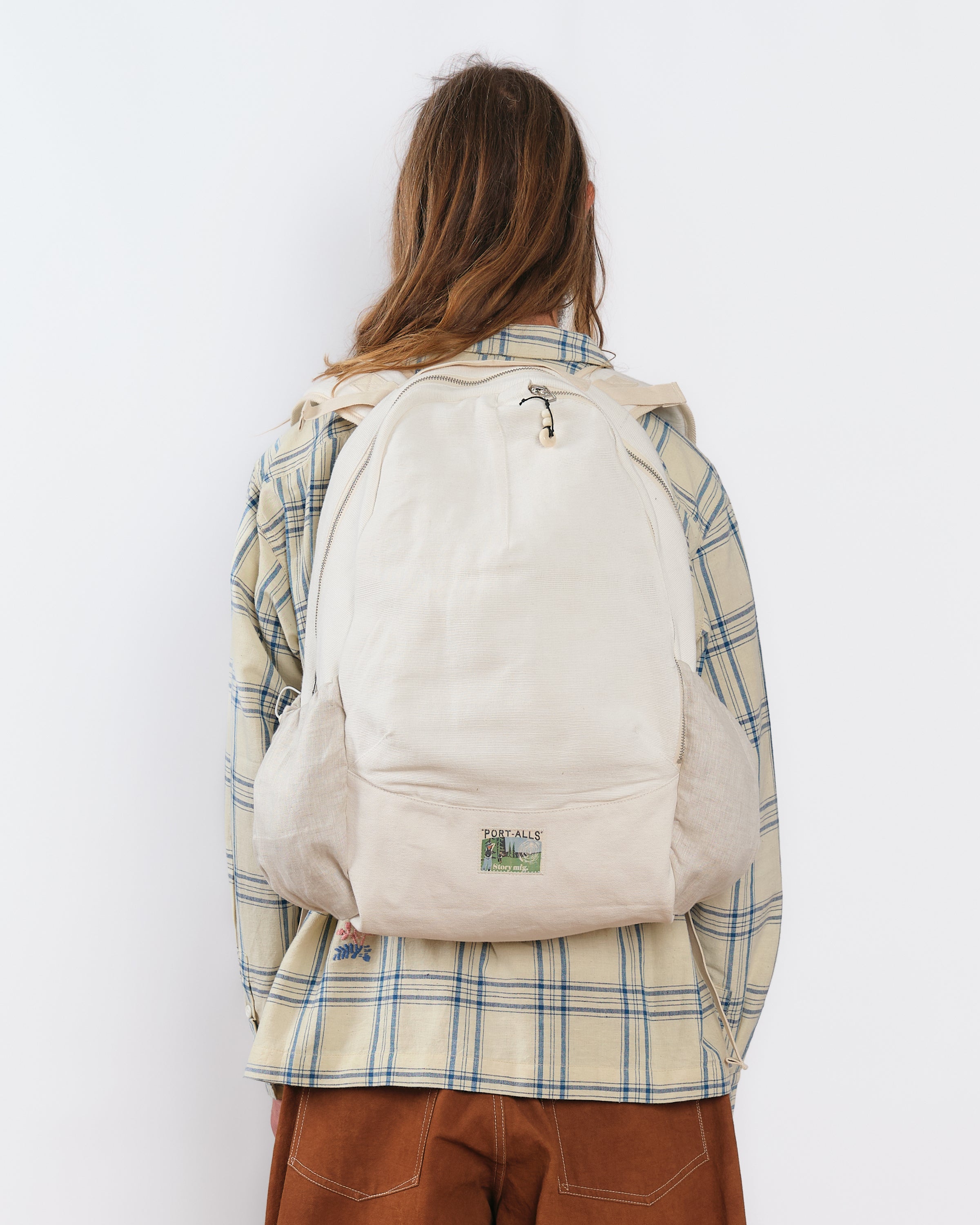 バッグ Story mfg Boulder Backpack Boulder Backpack - Ecru – Story mfg.