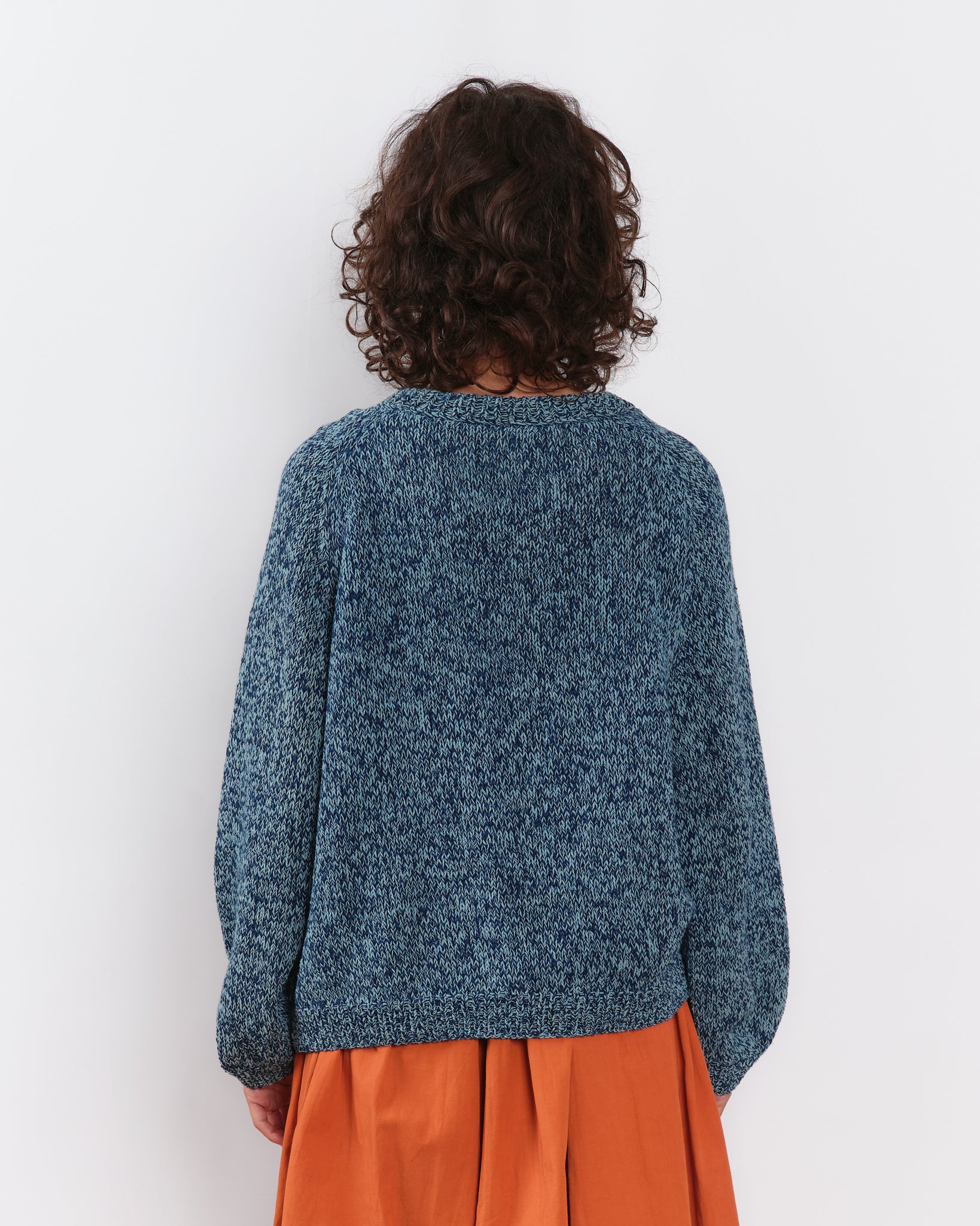 Bulb Knit Jumper - Indigo Peace