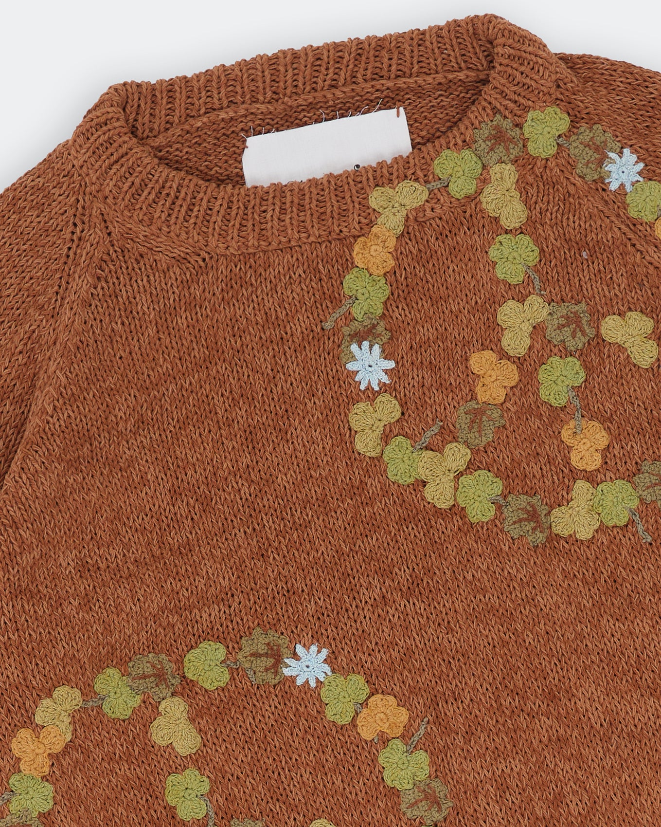 Bulb Knit Jumper - Brown Peace