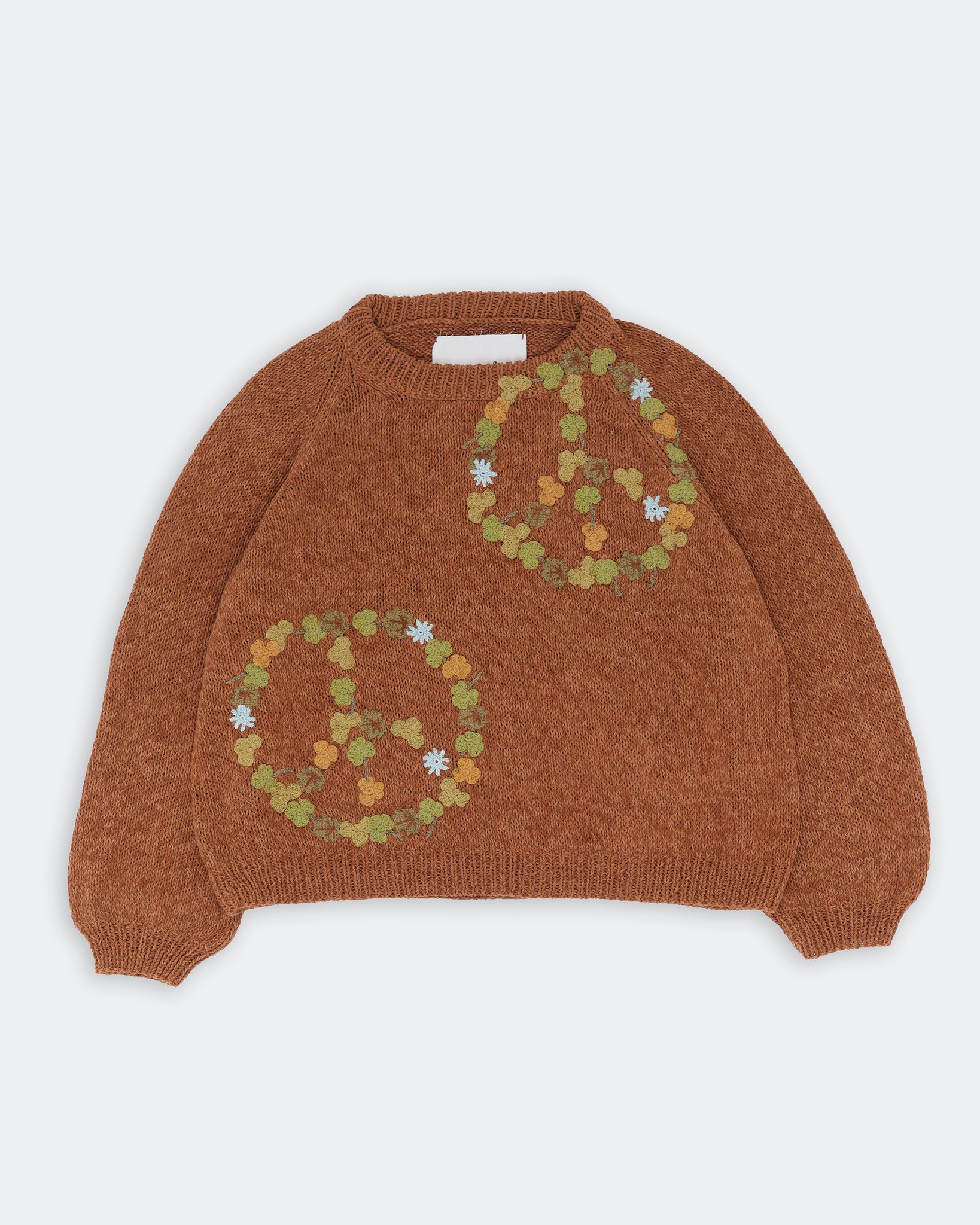 Bulb Knit Jumper - Brown Peace