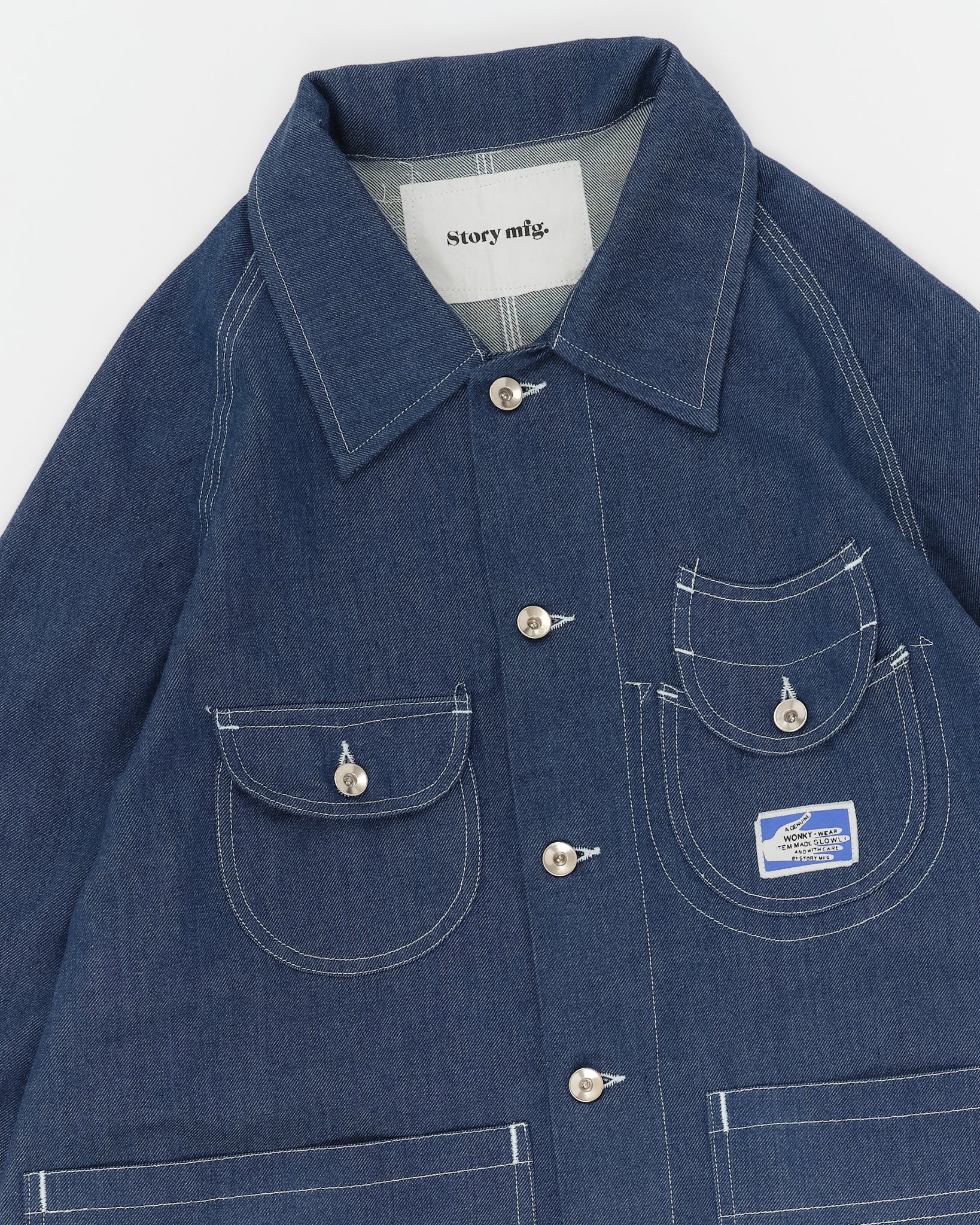 Circuit Jacket - Dark Denim Wonky-Wear