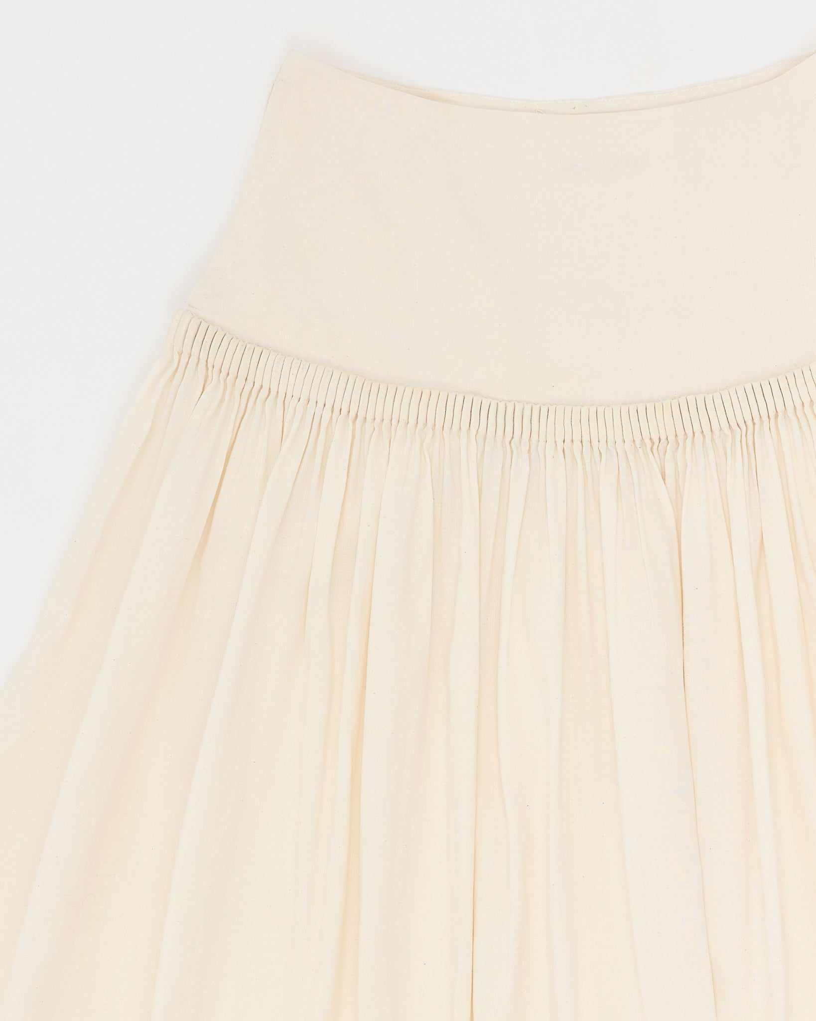 Driftwood Skirt - Ecru Handloom