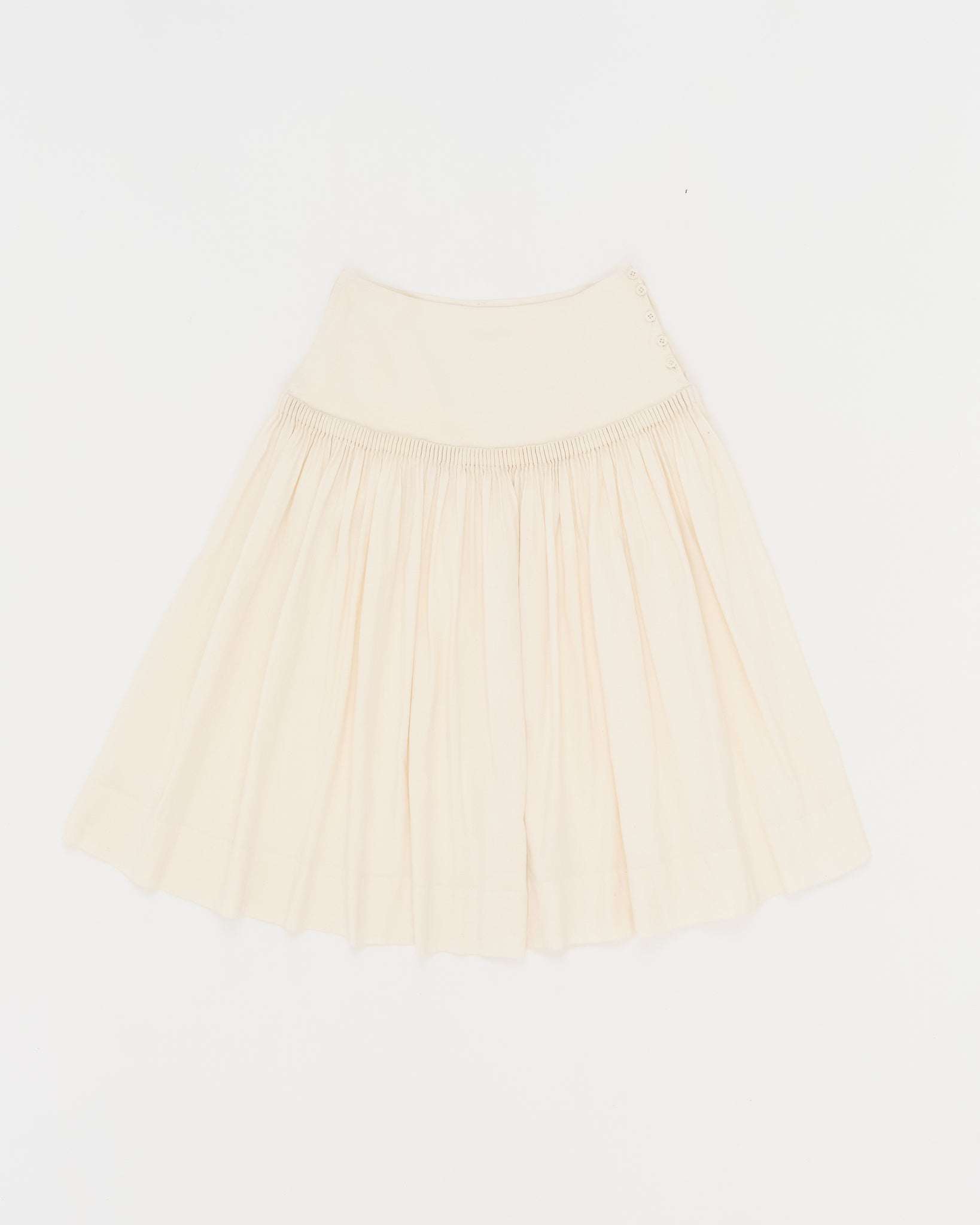Driftwood Skirt - Ecru Handloom