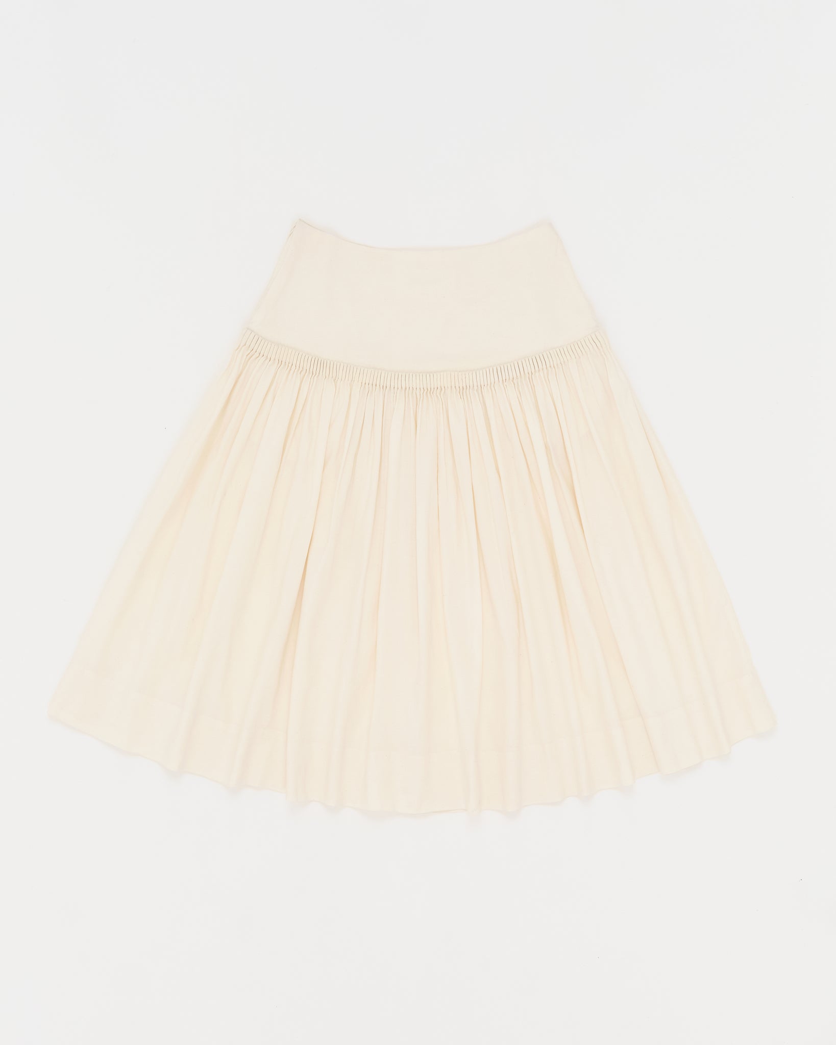 Driftwood Skirt - Ecru Handloom