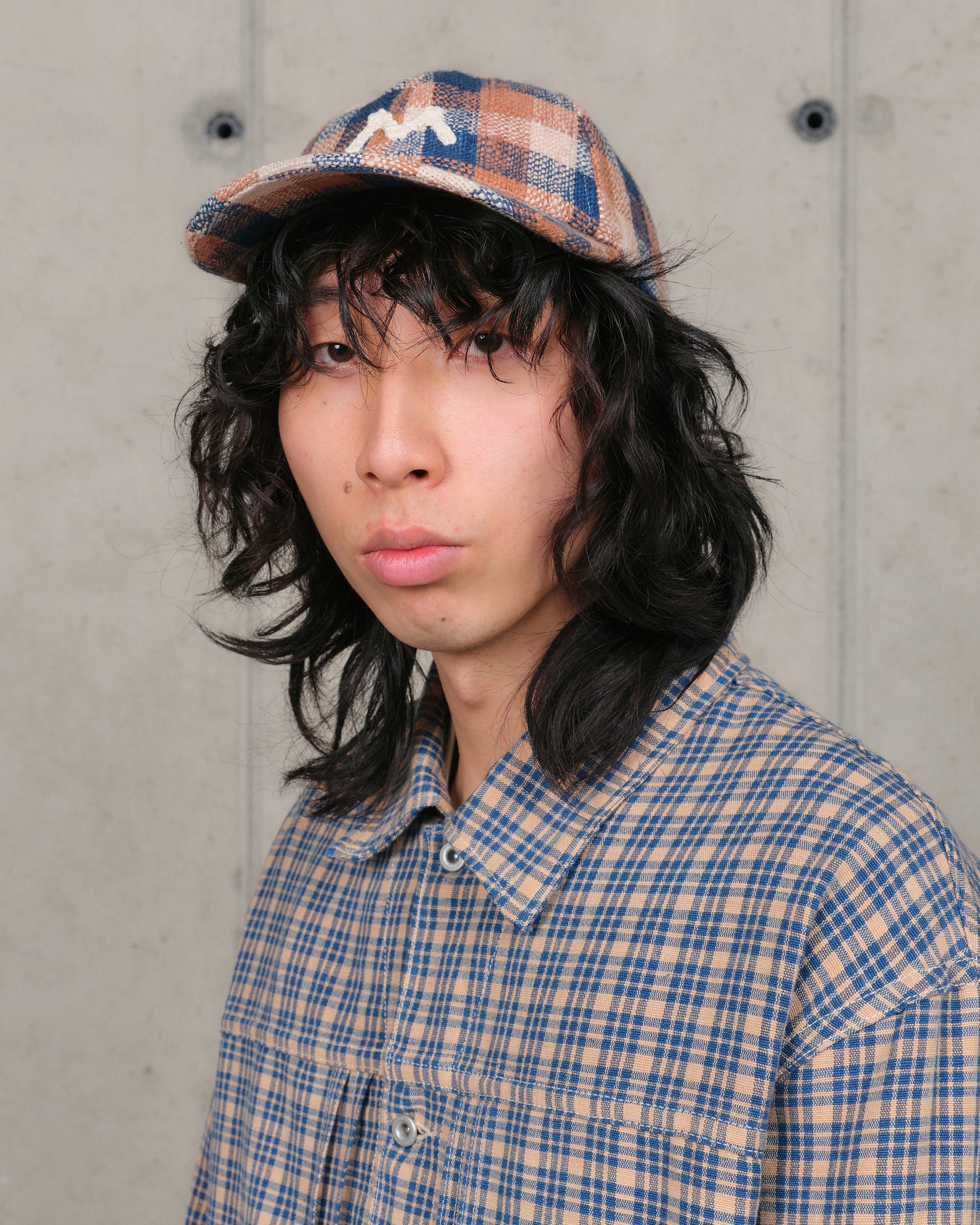 Custom Baseball Cap - Barn Check Handloom