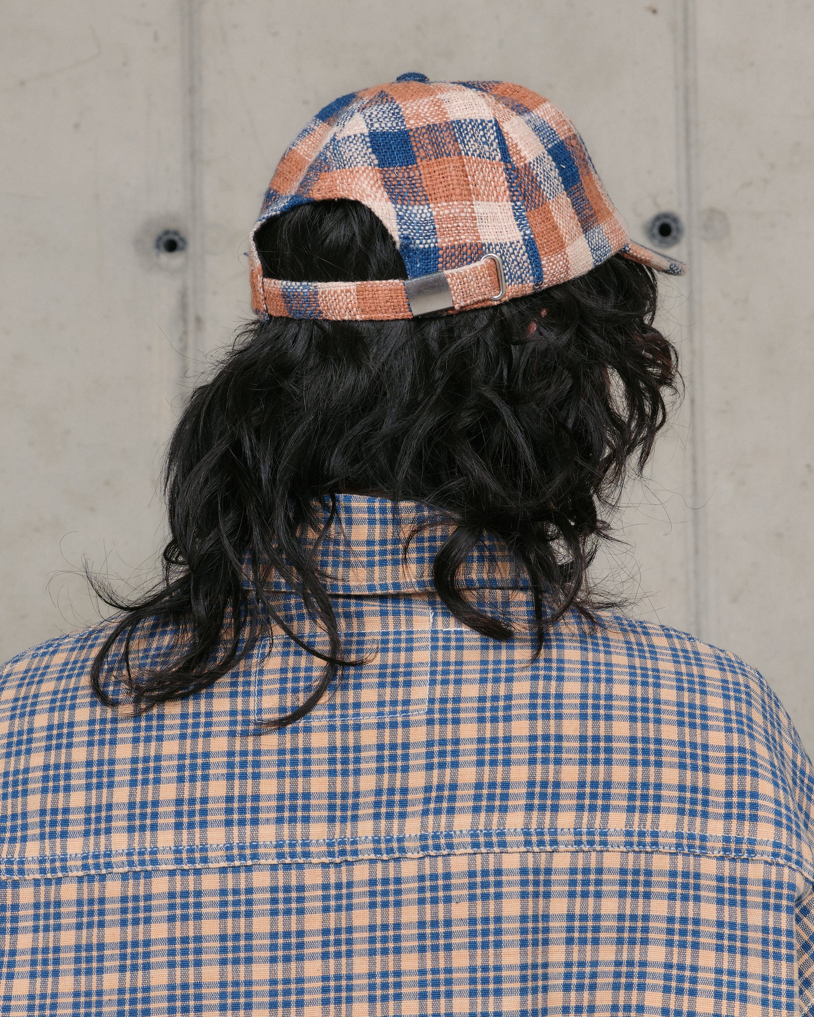 Custom Baseball Cap - Barn Check Handloom