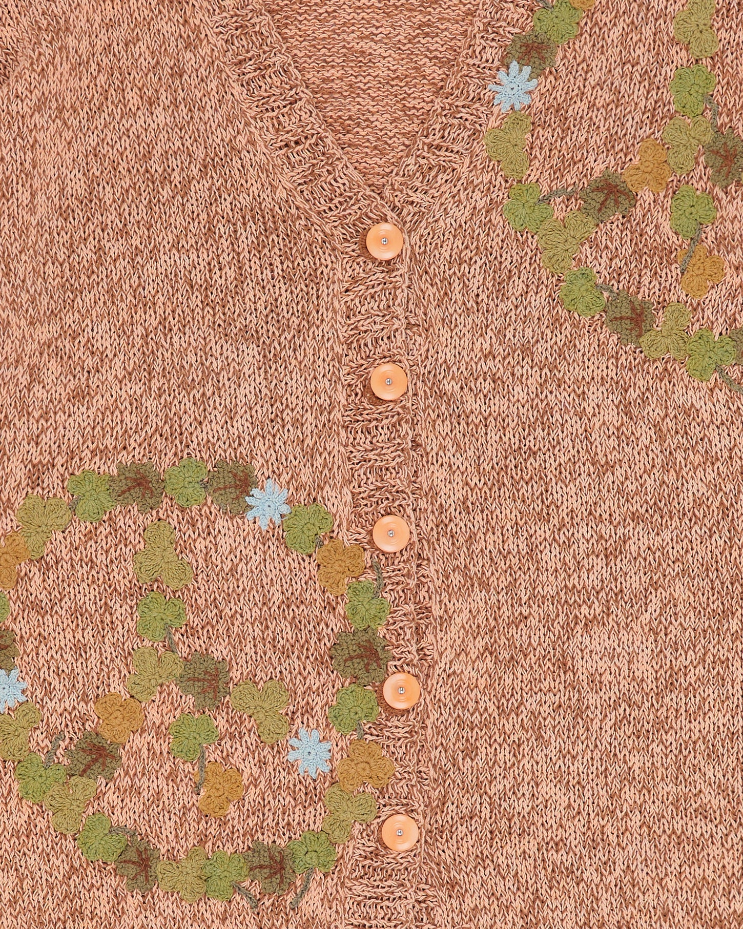 Twinsun Knit Cardigan - Pink Peace