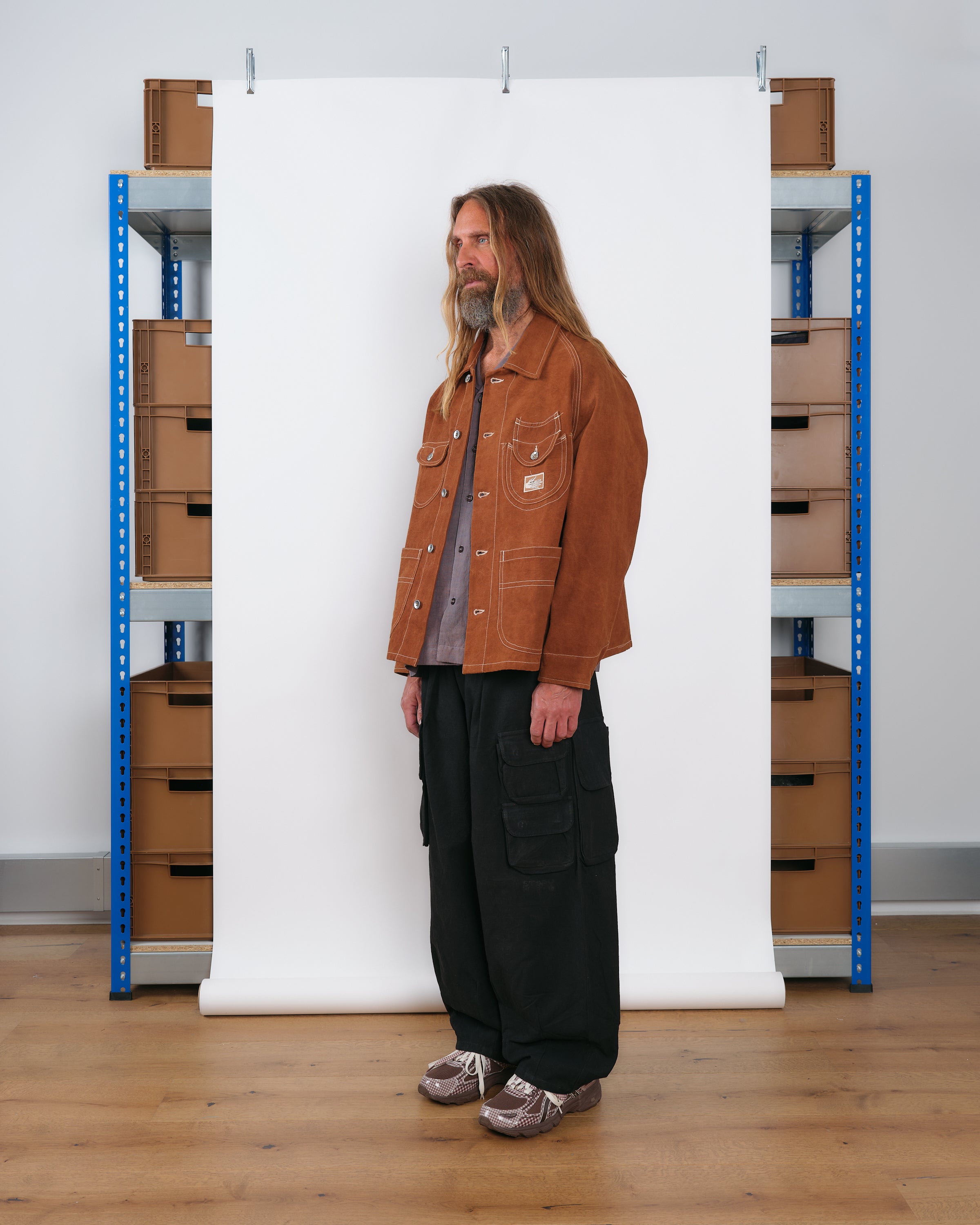 archive fur jacket brown ドロコード付き archive fur jacket brown ドロコード付き