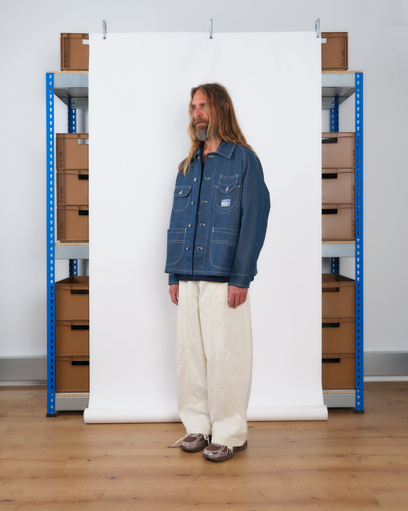 Circuit Jacket - Dark Denim Wonky-Wear