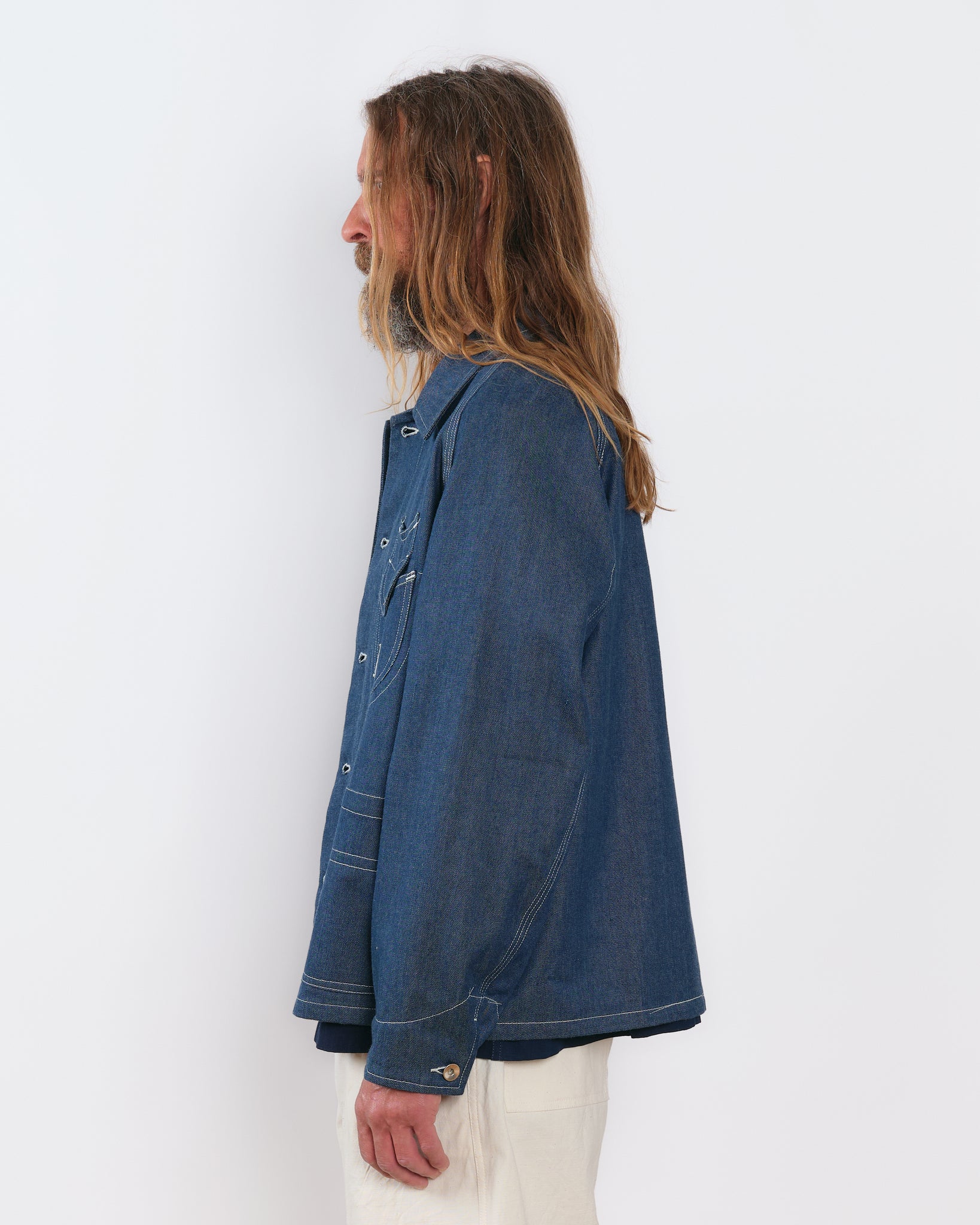 Circuit Jacket - Dark Denim Wonky-Wear