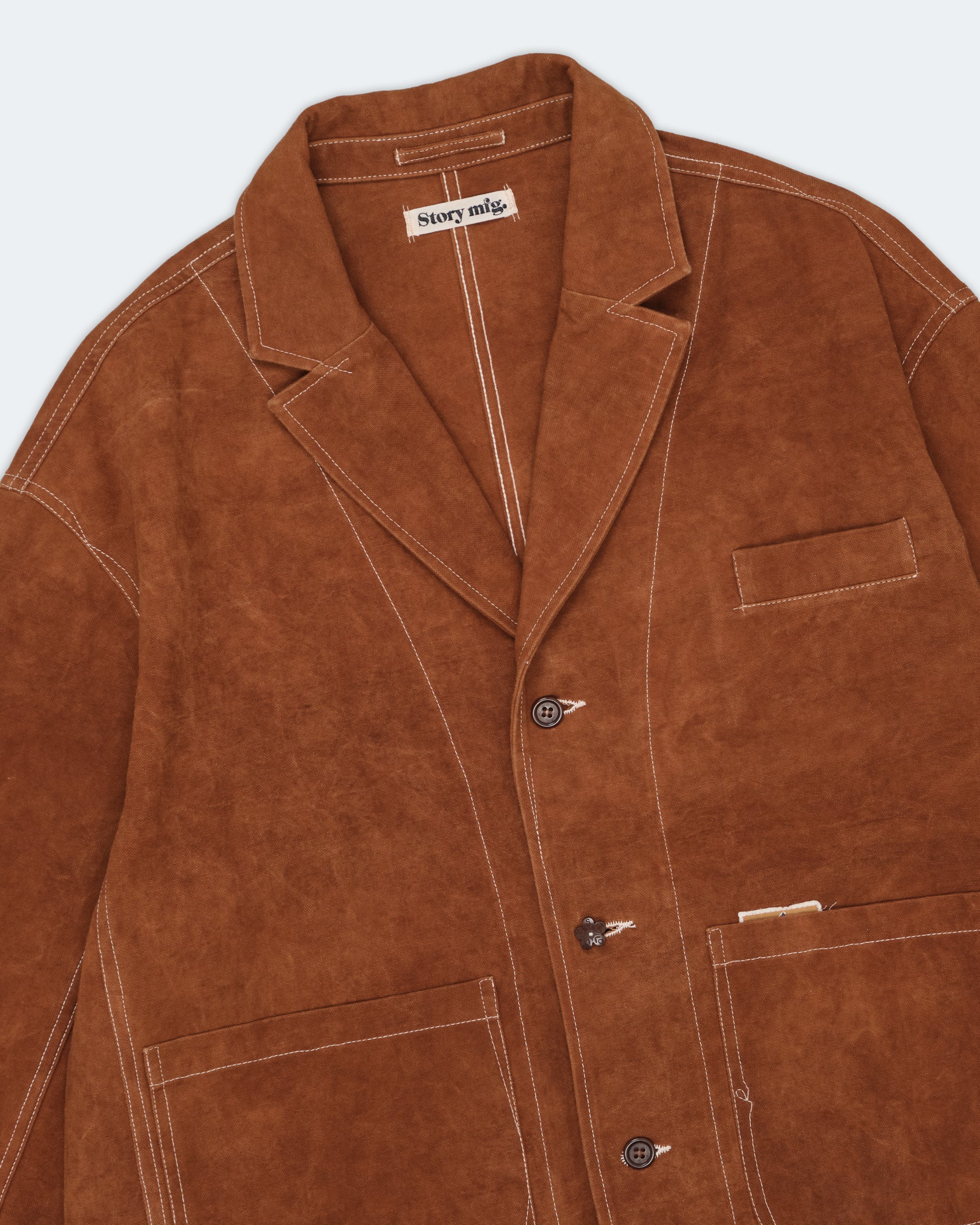 Cove Jacket - Brown Wonky-Wear – Story mfg.