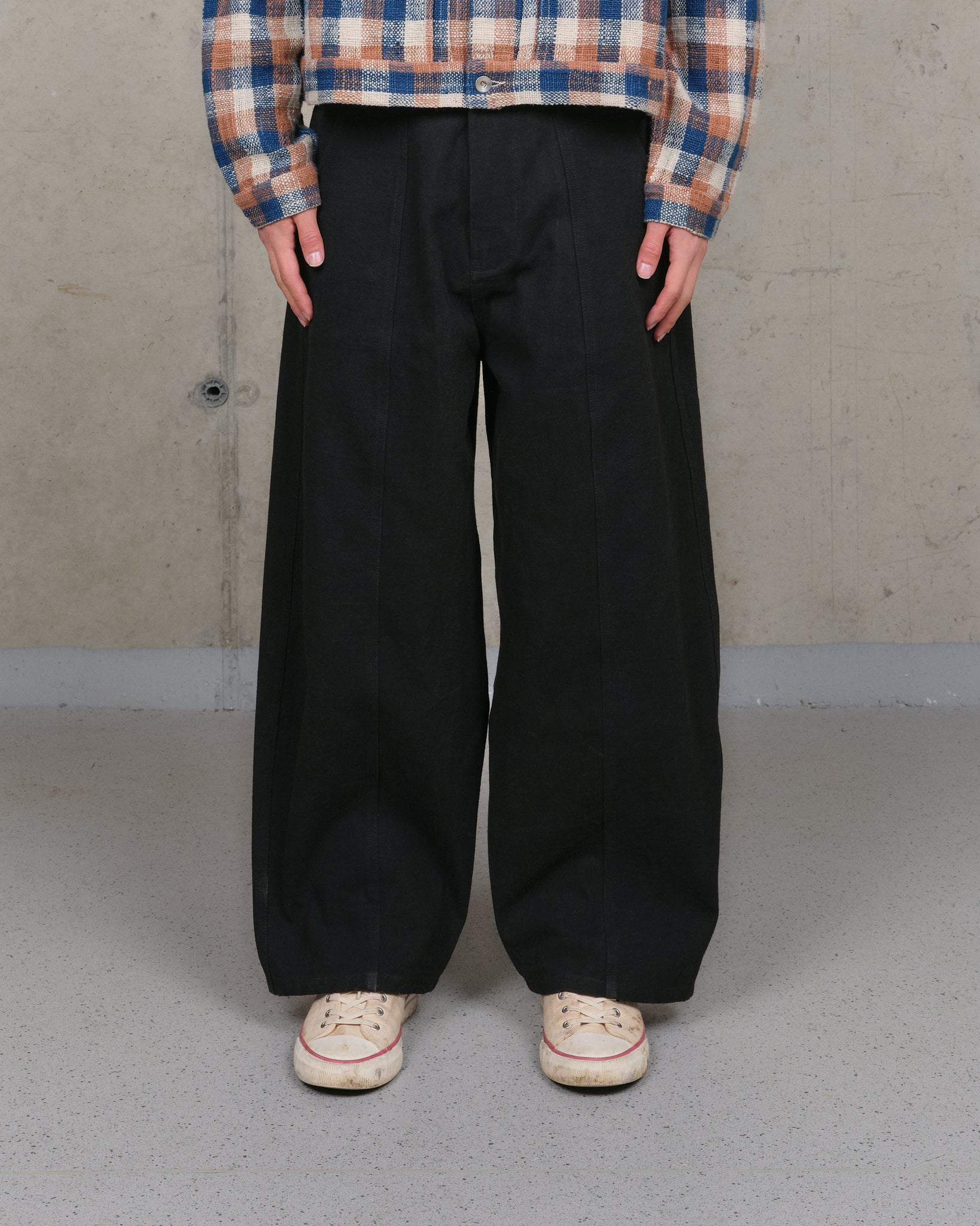Document Pants - Black Slub