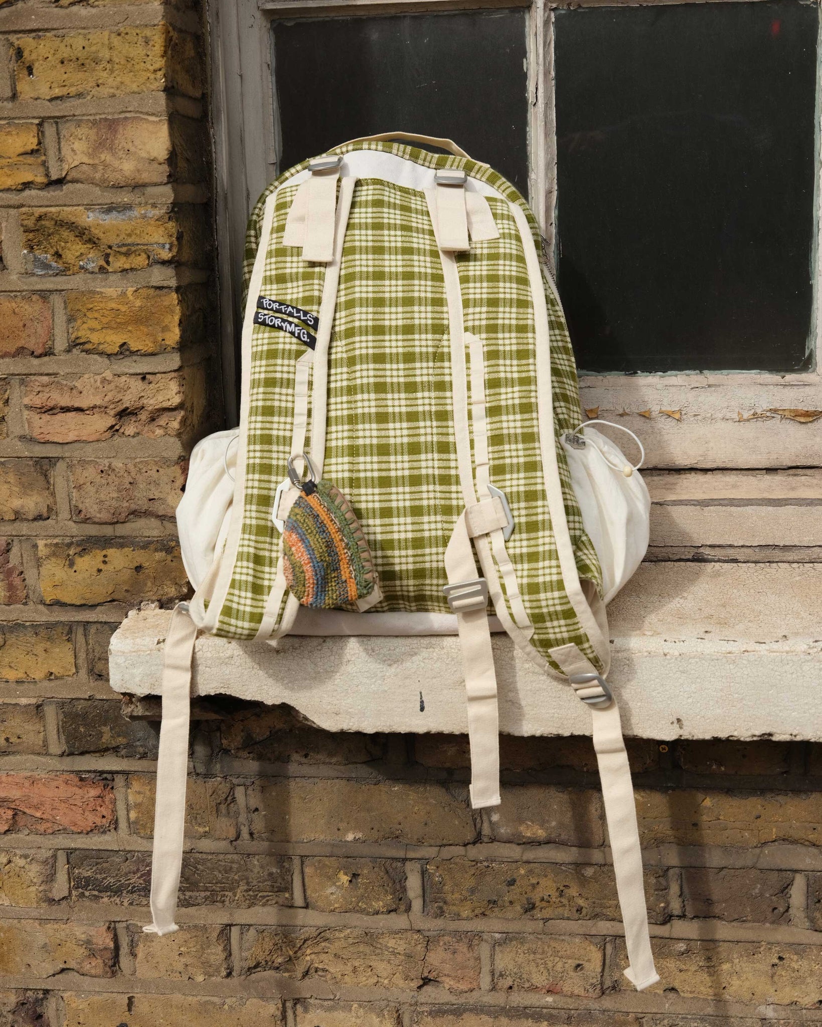 Boulder Backpack - Moss Check Handloom