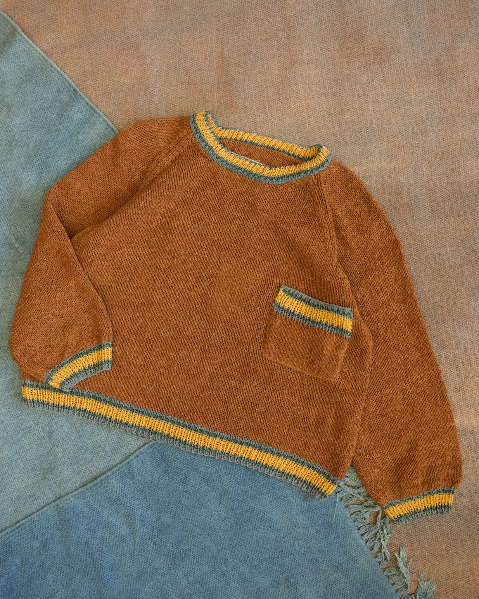 Bulb Knit Jumper - Twisted Brown